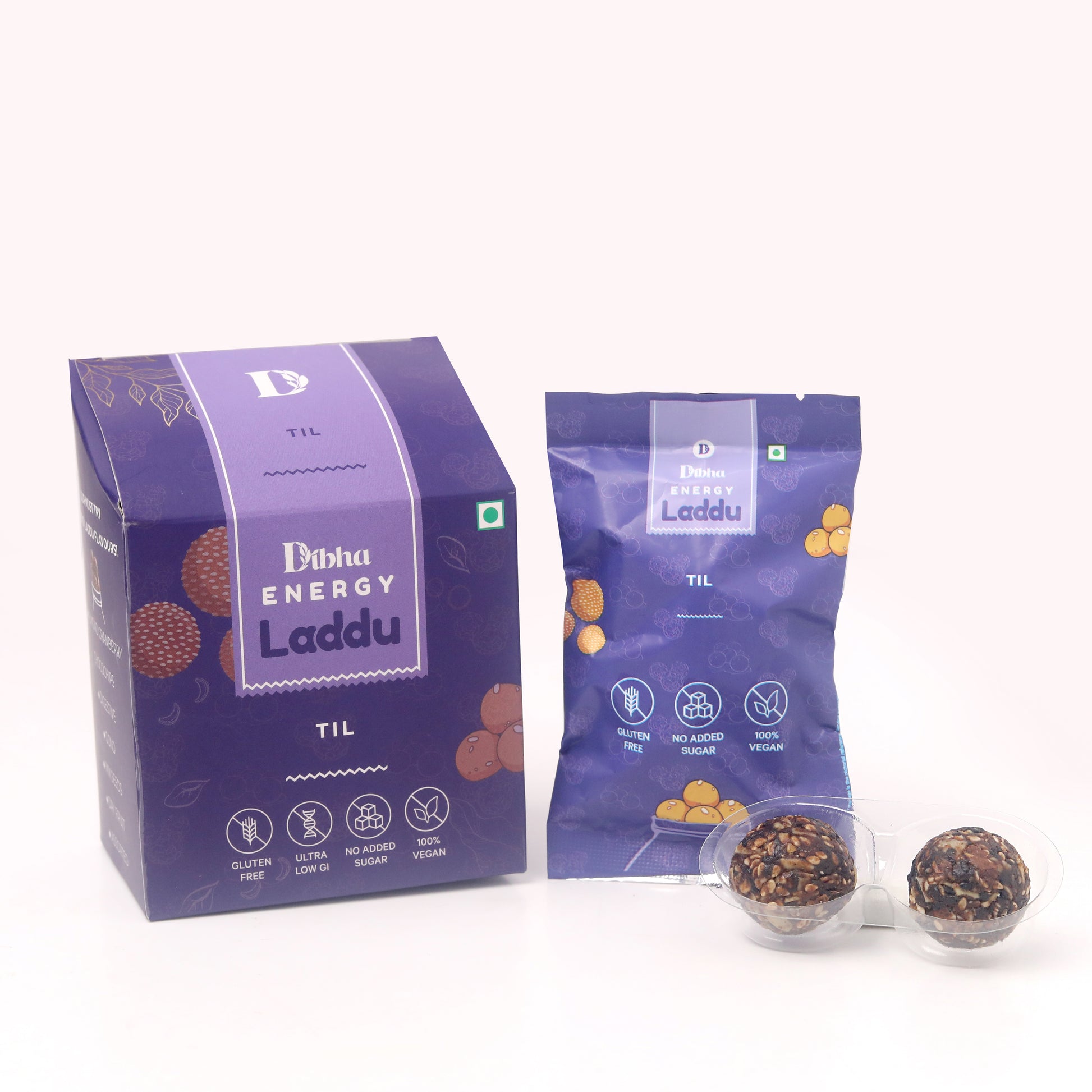 Dibha Til Laddu 10 Pcs (Pack of 10),130 g