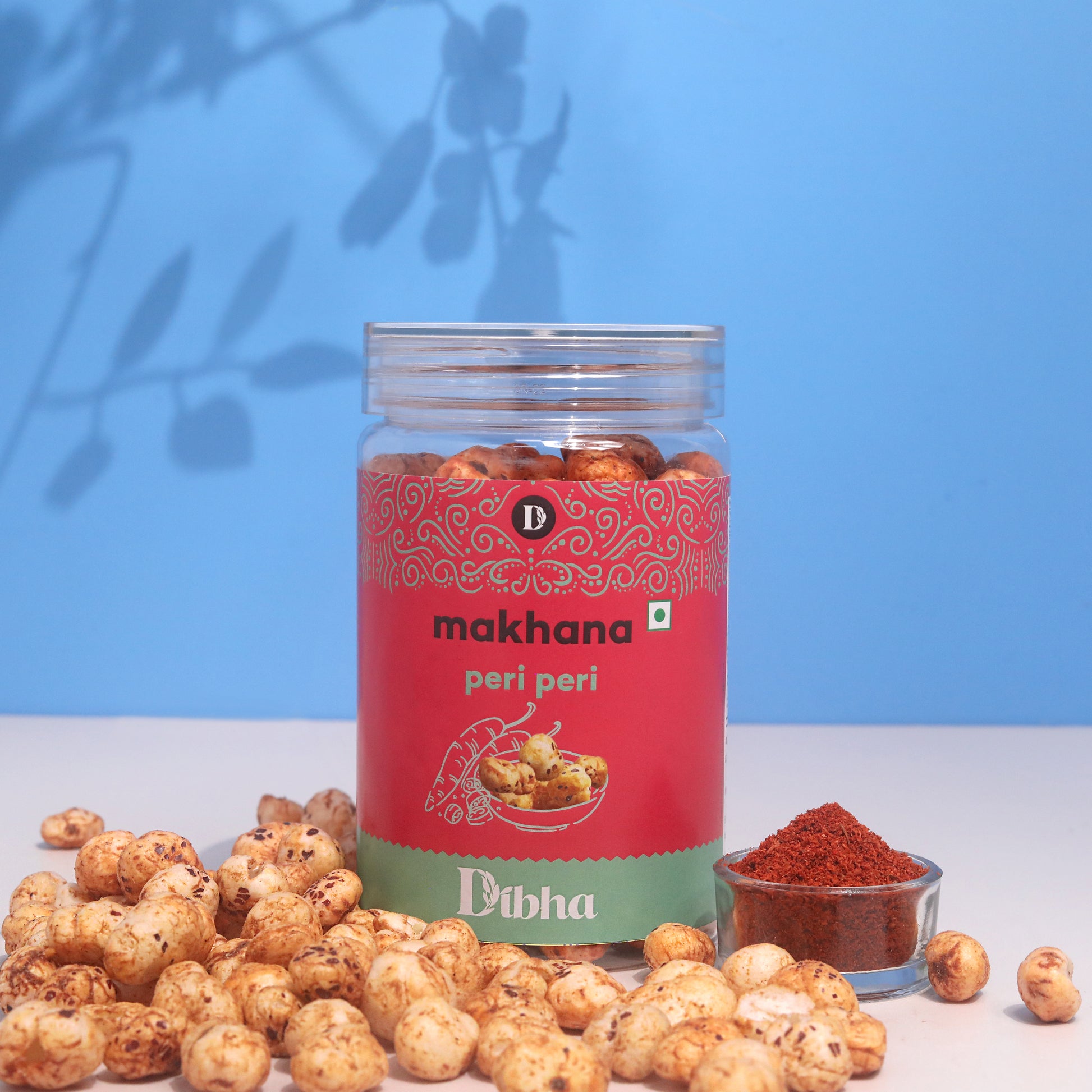 DIBHA - HONEST SNACKING Peri Peri Flavour Makhana, 55g