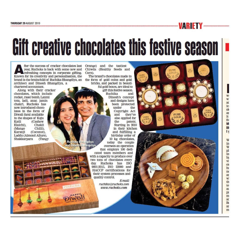 Newspaper feature about Ruchoks