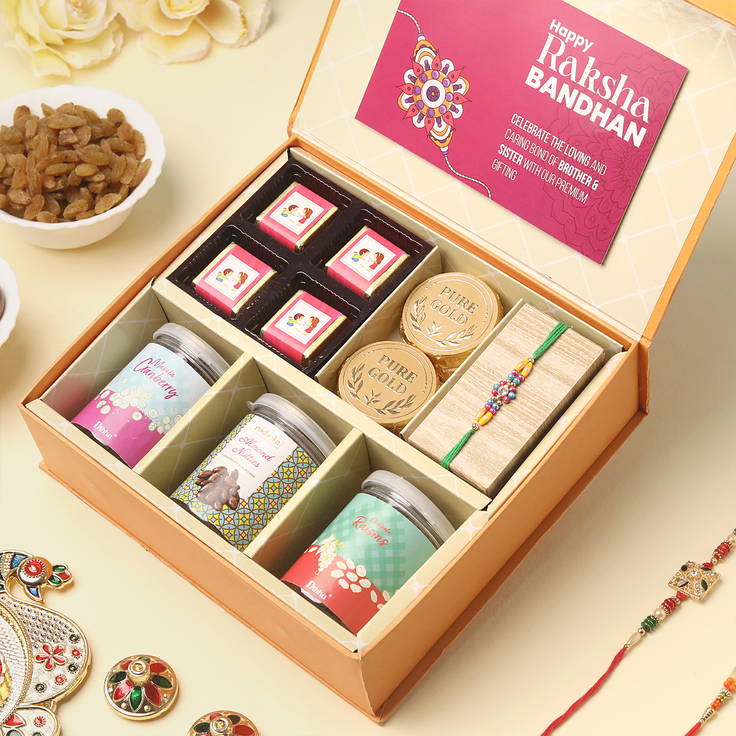 Premium Delightful Treats Rakhi Hamper