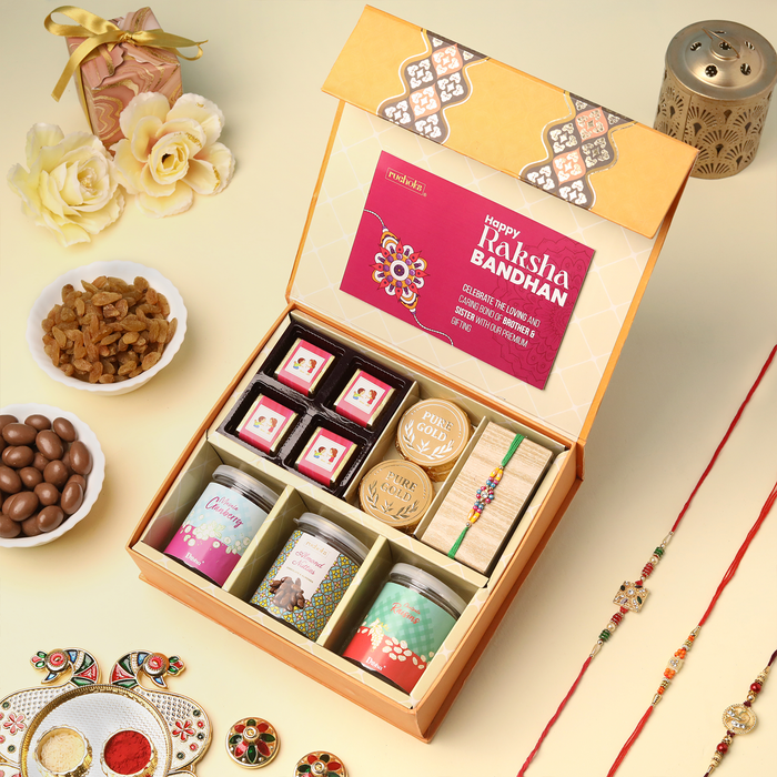 Premium Delightful Treats Rakhi Hamper