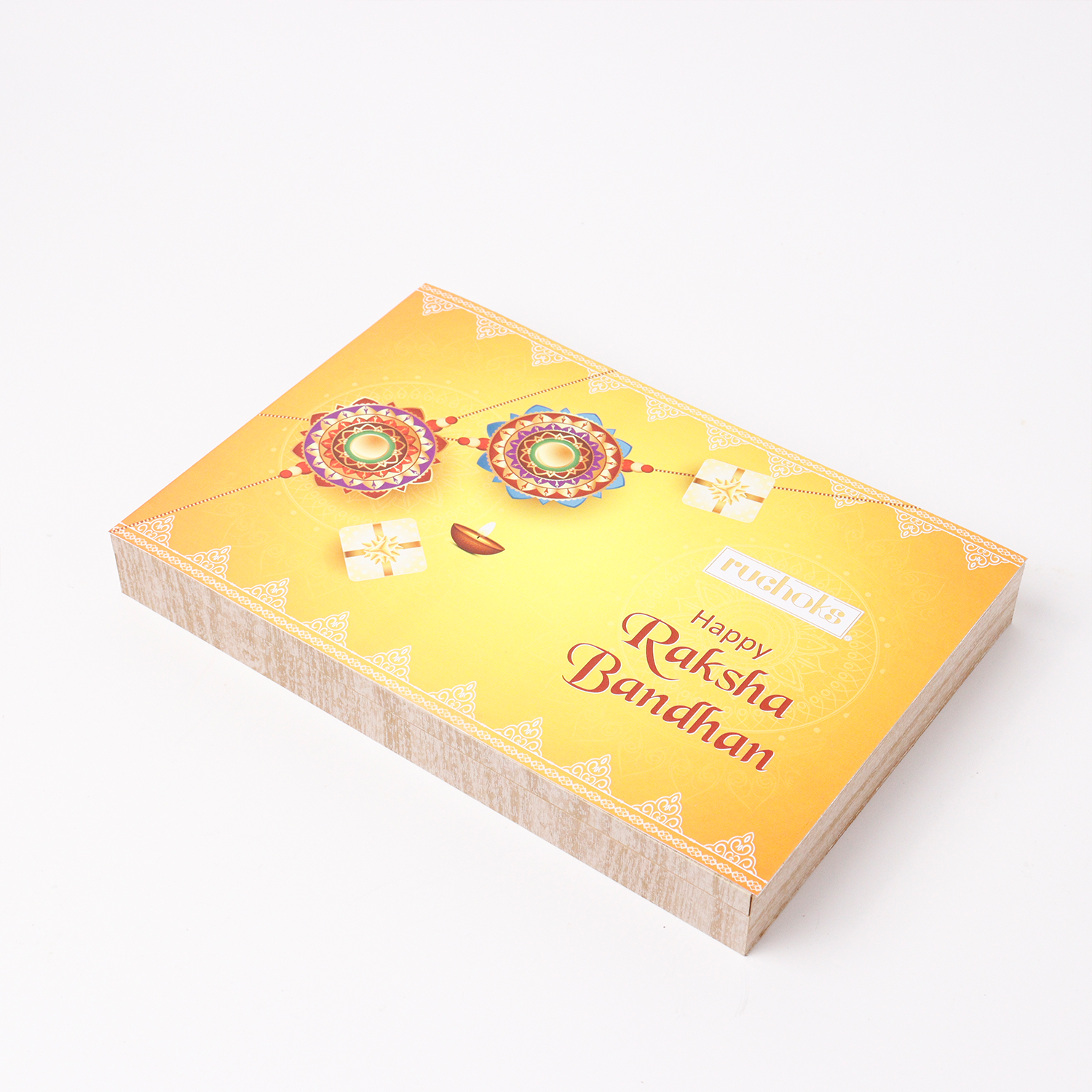 Premium Rakhi Wooden Hamper