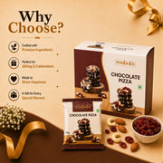 Ruchoks Chocolate Pizza Premium Chocolate Brittles  (10 Units)