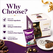 Ruchoks Dates Premium Chocolate Fudges  (150 g)