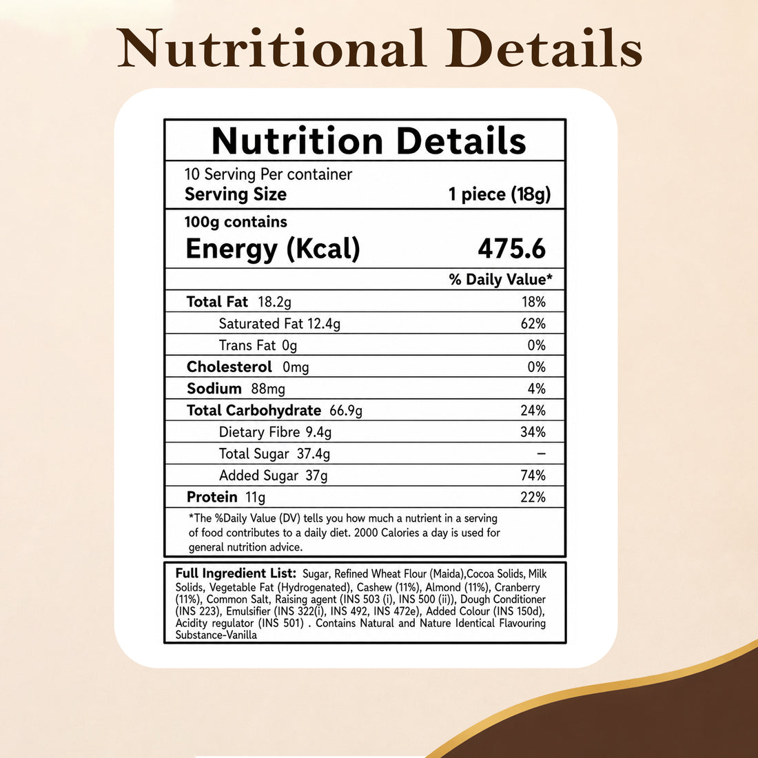 Ruchoks Chocolate Pizza Premium Chocolate Brittles  (10 Units)