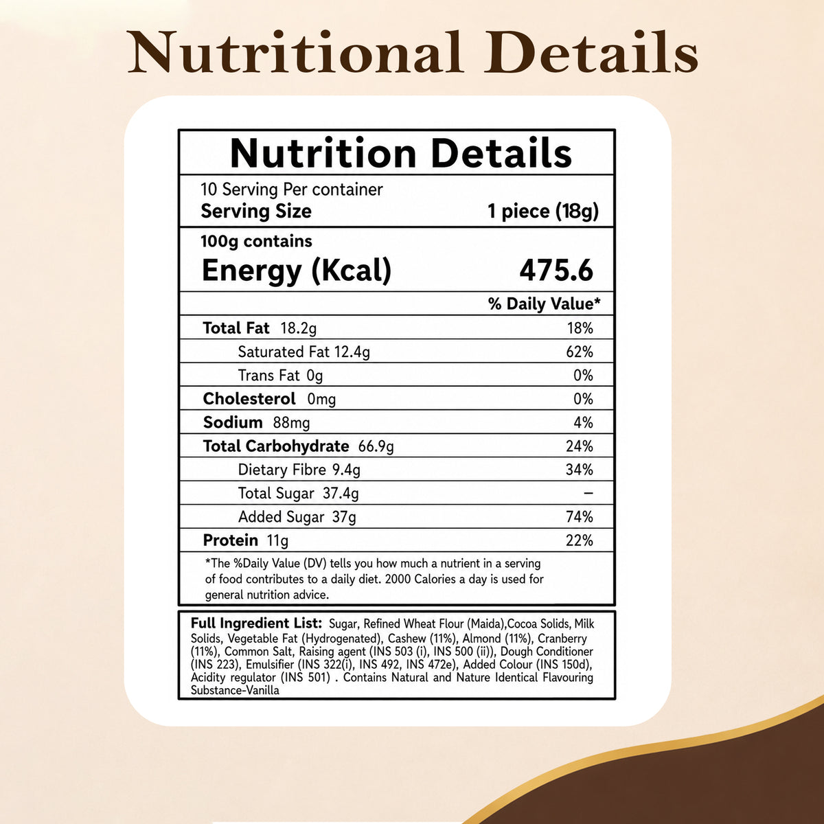 Ruchoks Chocolate Pizza Premium Chocolate Brittles  (10 Units)