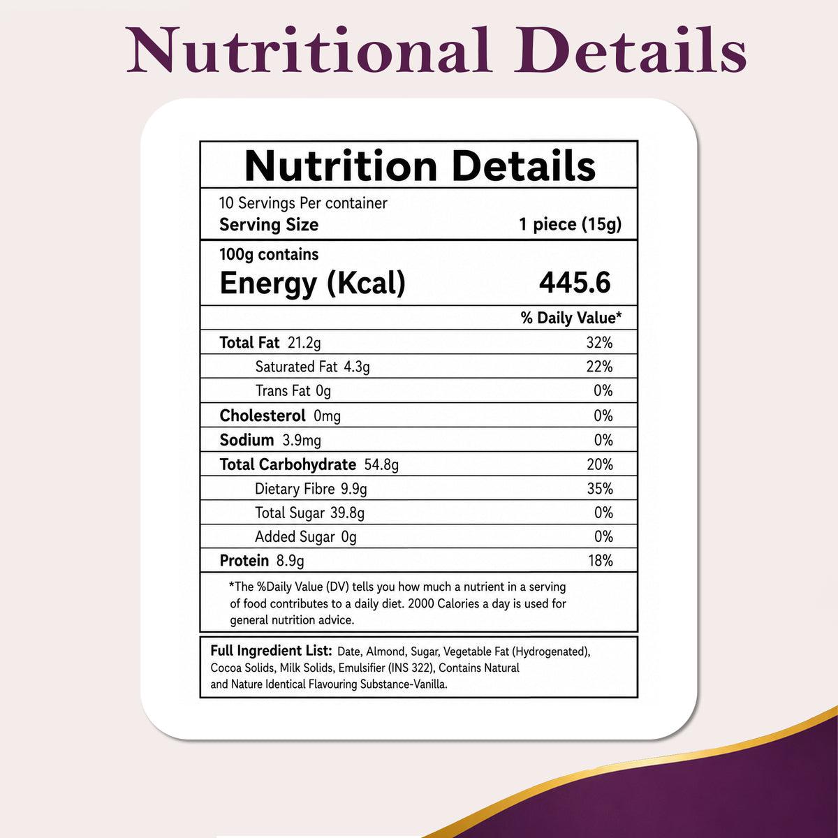 Ruchoks Dates Premium Chocolate Fudges  (150 g)