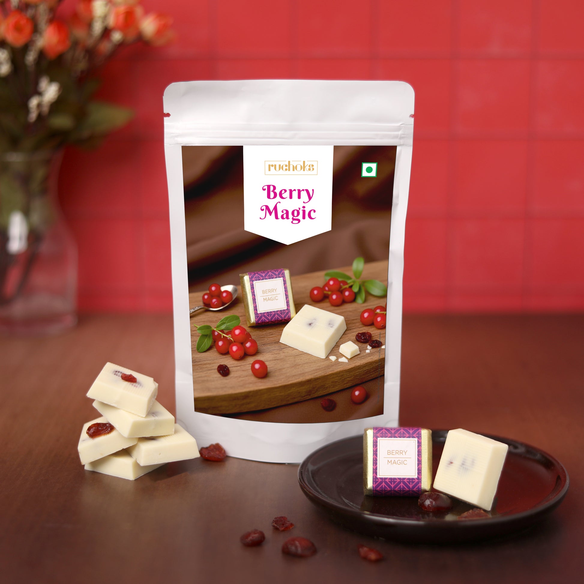 Berry Magic Square Chocolate