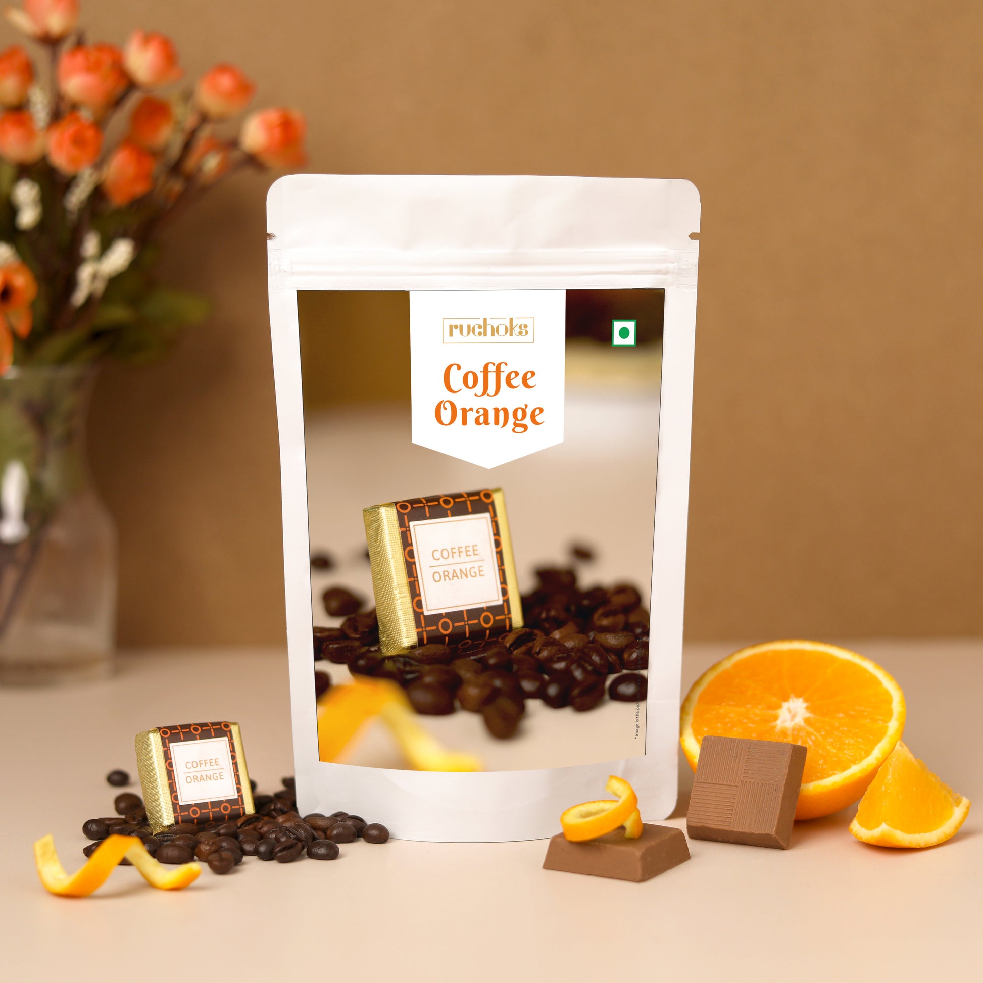 Coffee Orange Square Chocolate