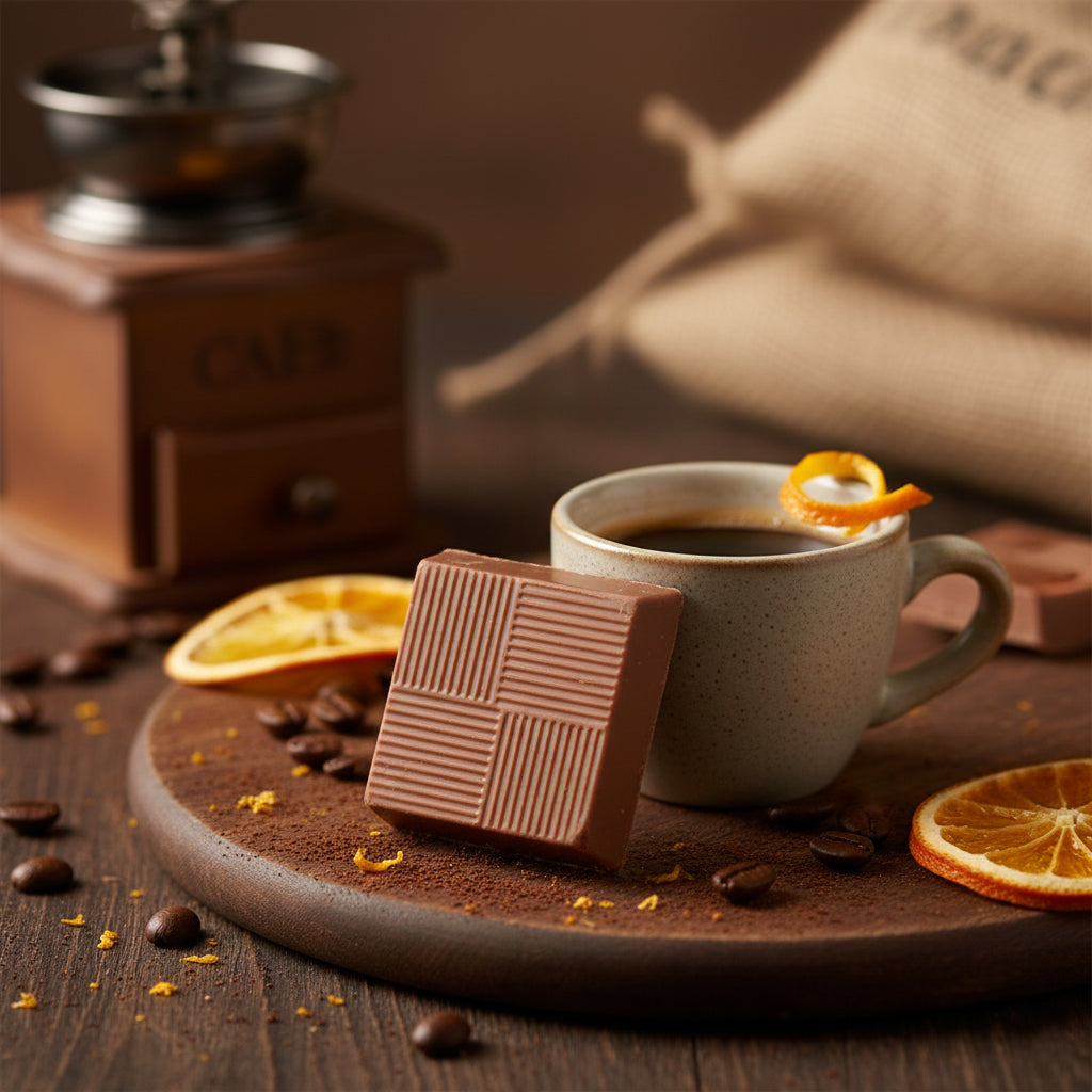 Coffee Orange Square Chocolate