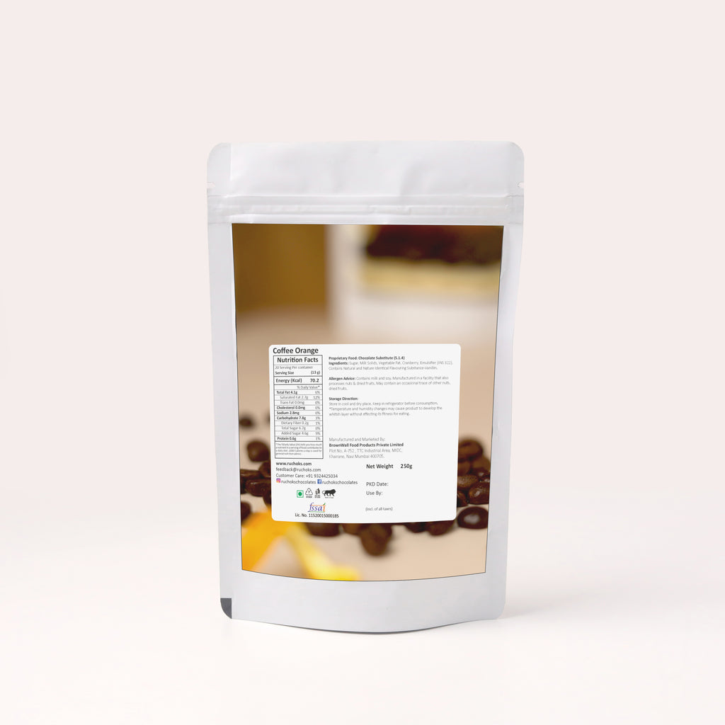 Coffee Orange Square Chocolate