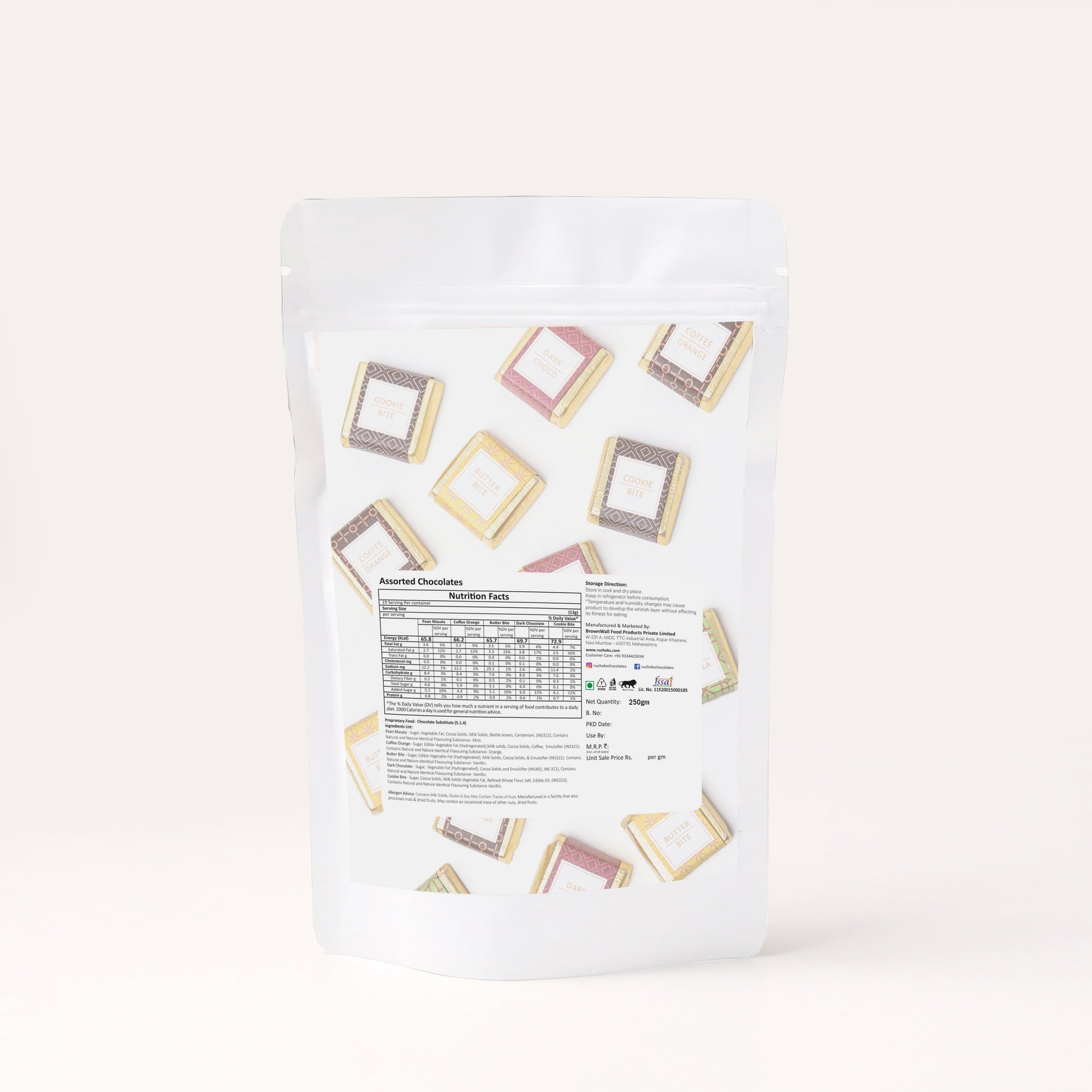 Mixed Assorted Square Chocolates