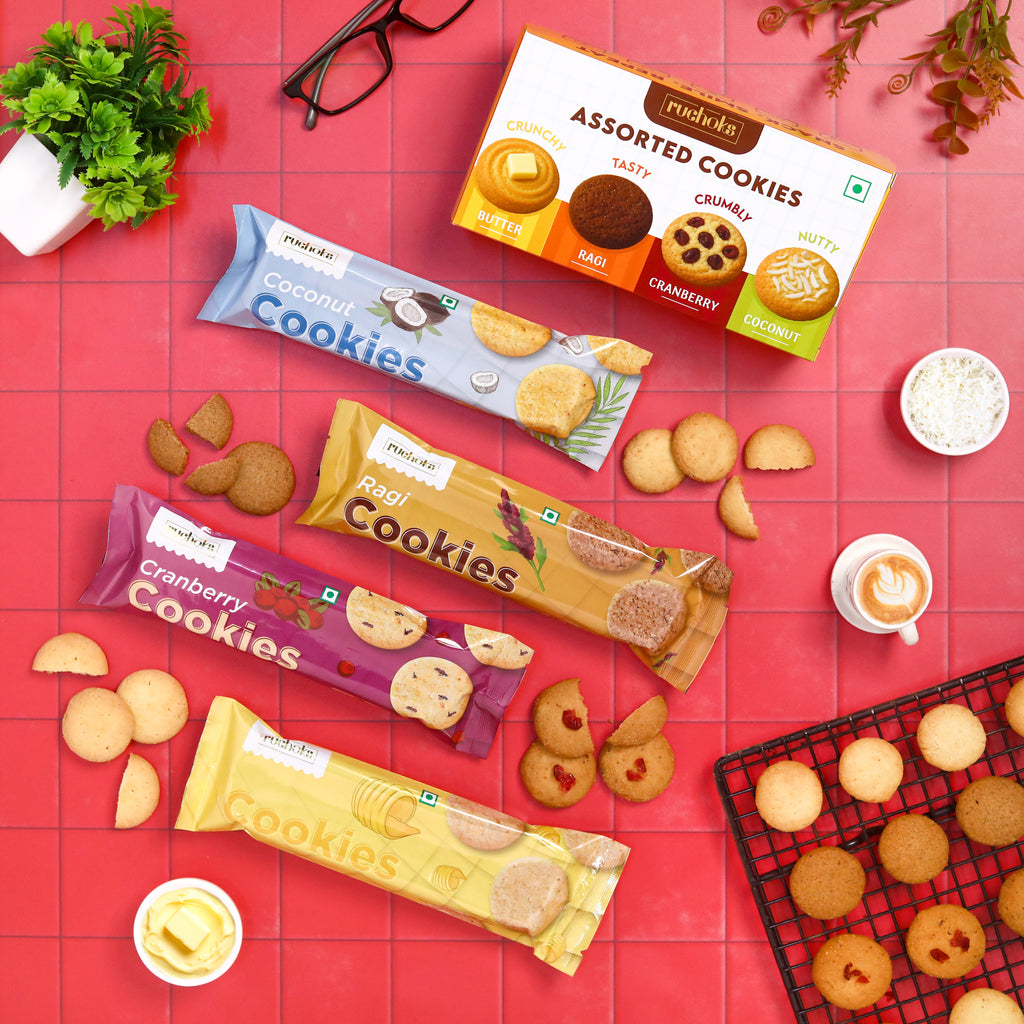 🍪 Assorted Cookies – Set of 4