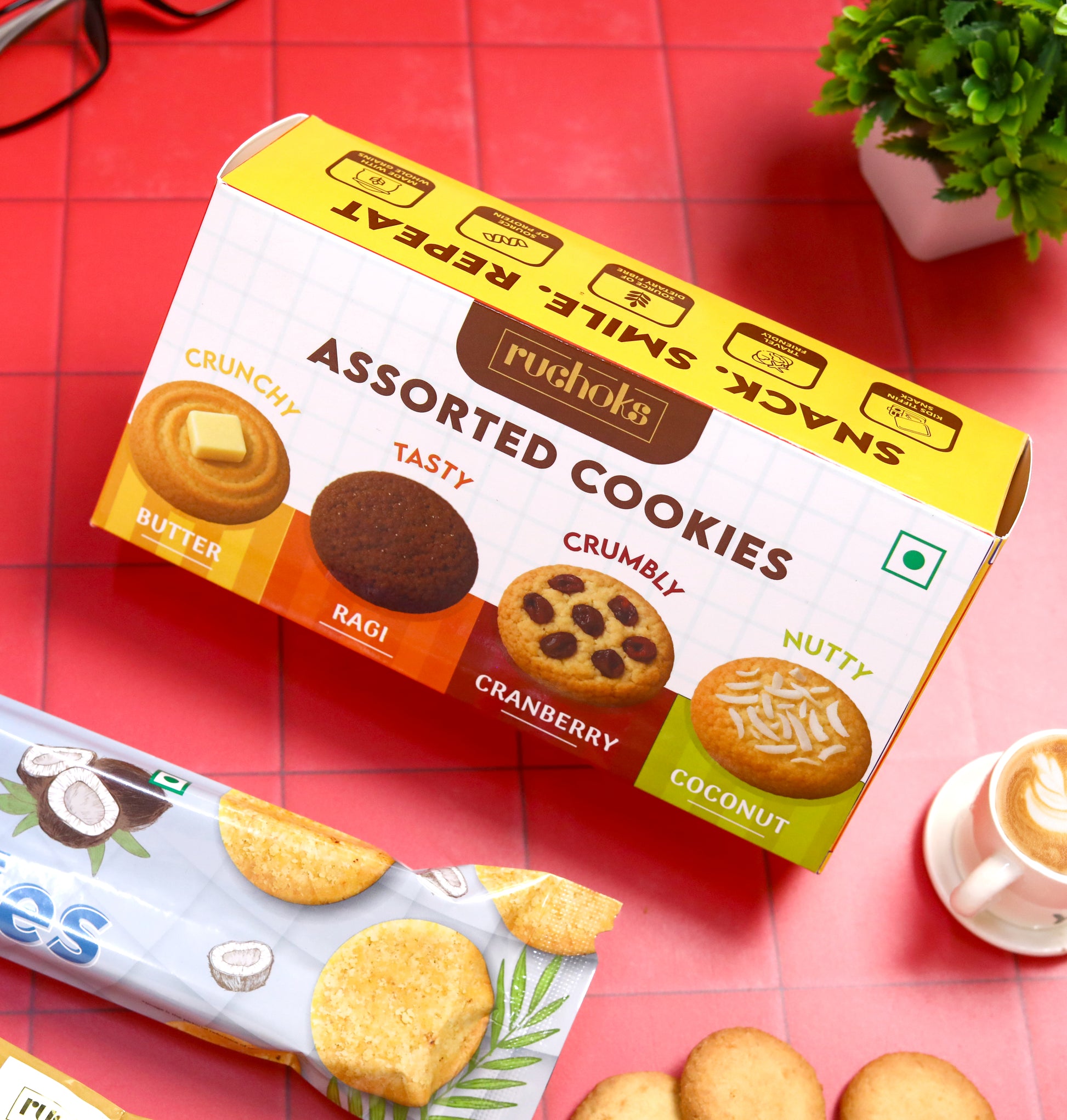 🍪 Assorted Cookies – Set of 4