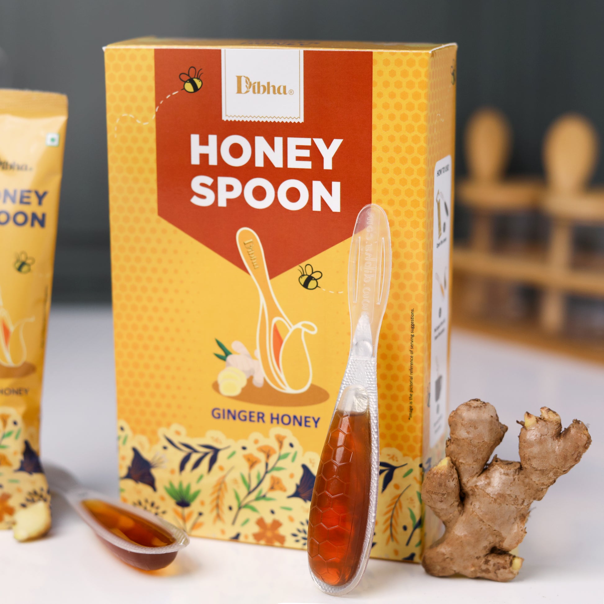 Ginger Honey Spoon - Set of 10