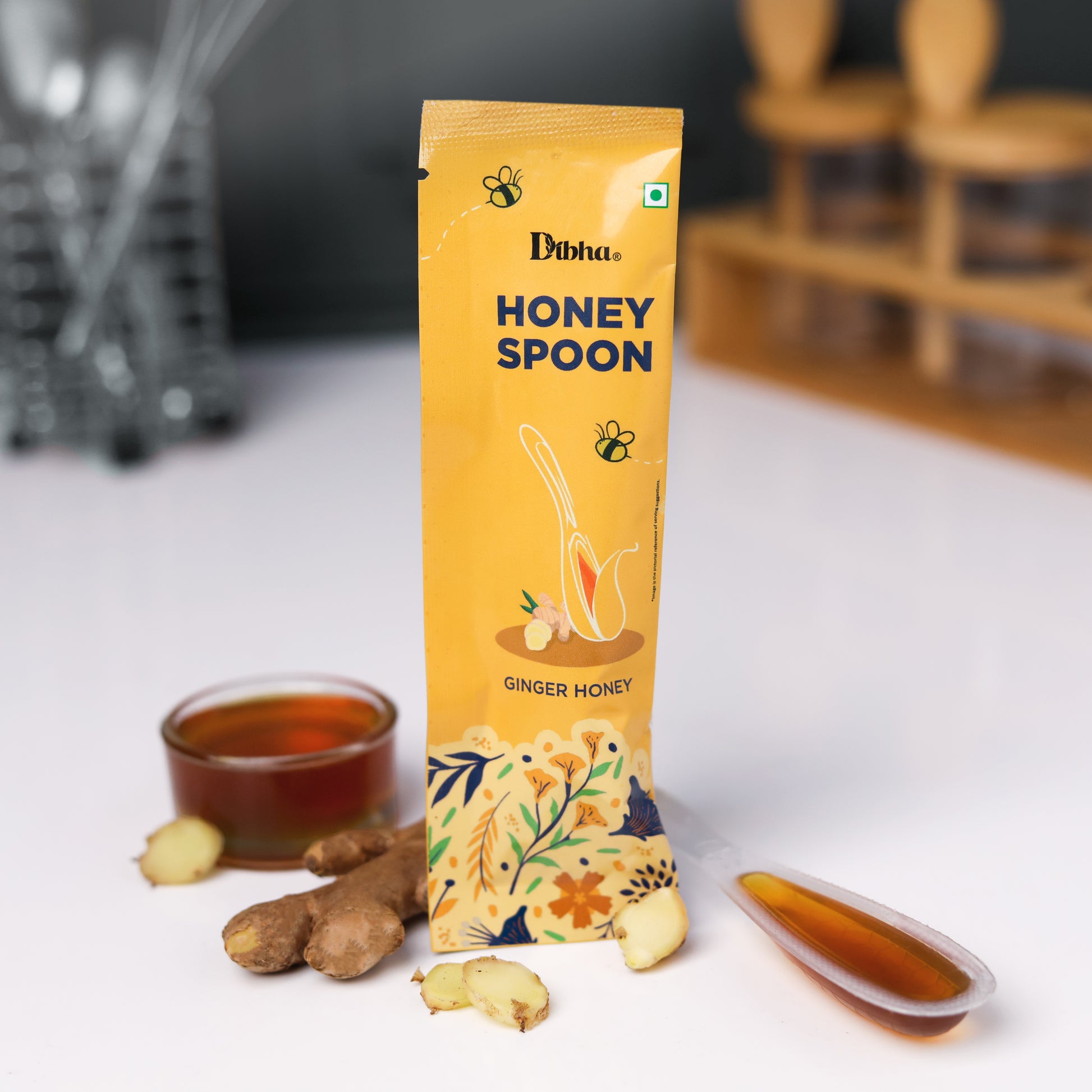 Ginger Honey Spoon - Set of 10