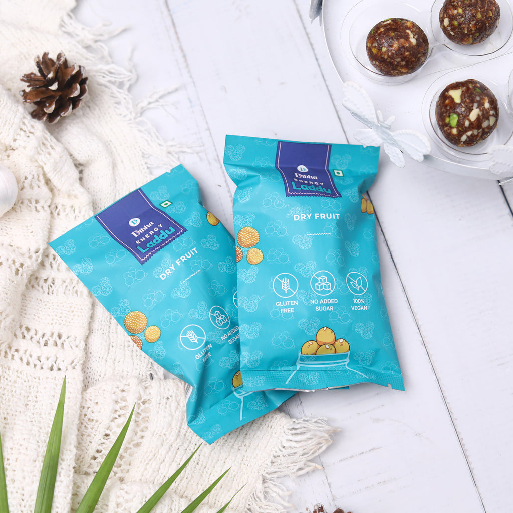 Dibha Dry Fruits Laddoo 10 Pcs (Pack of 1),130 g