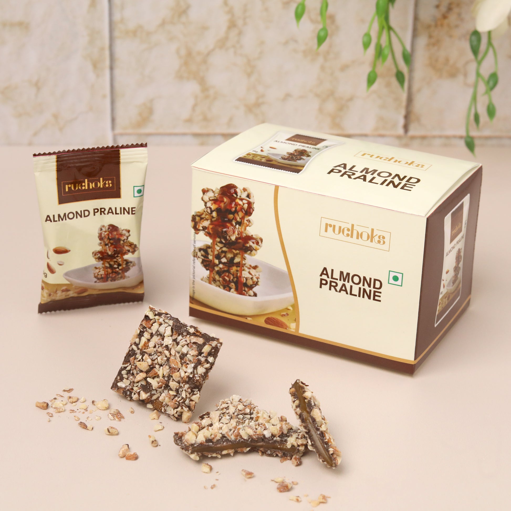 Almond Praline - Set of 10 Box