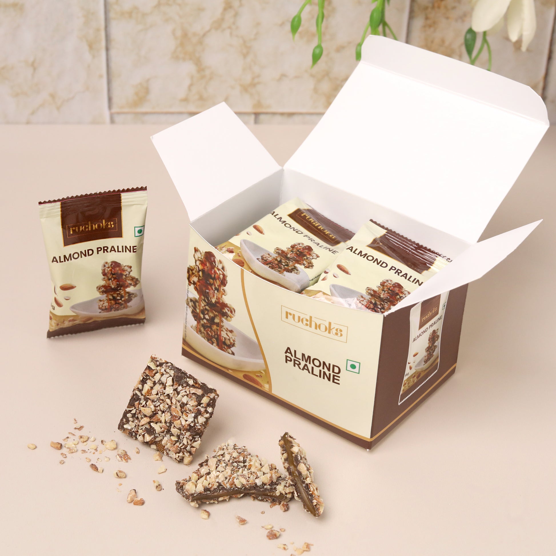 Almond Praline - Set of 10 Box