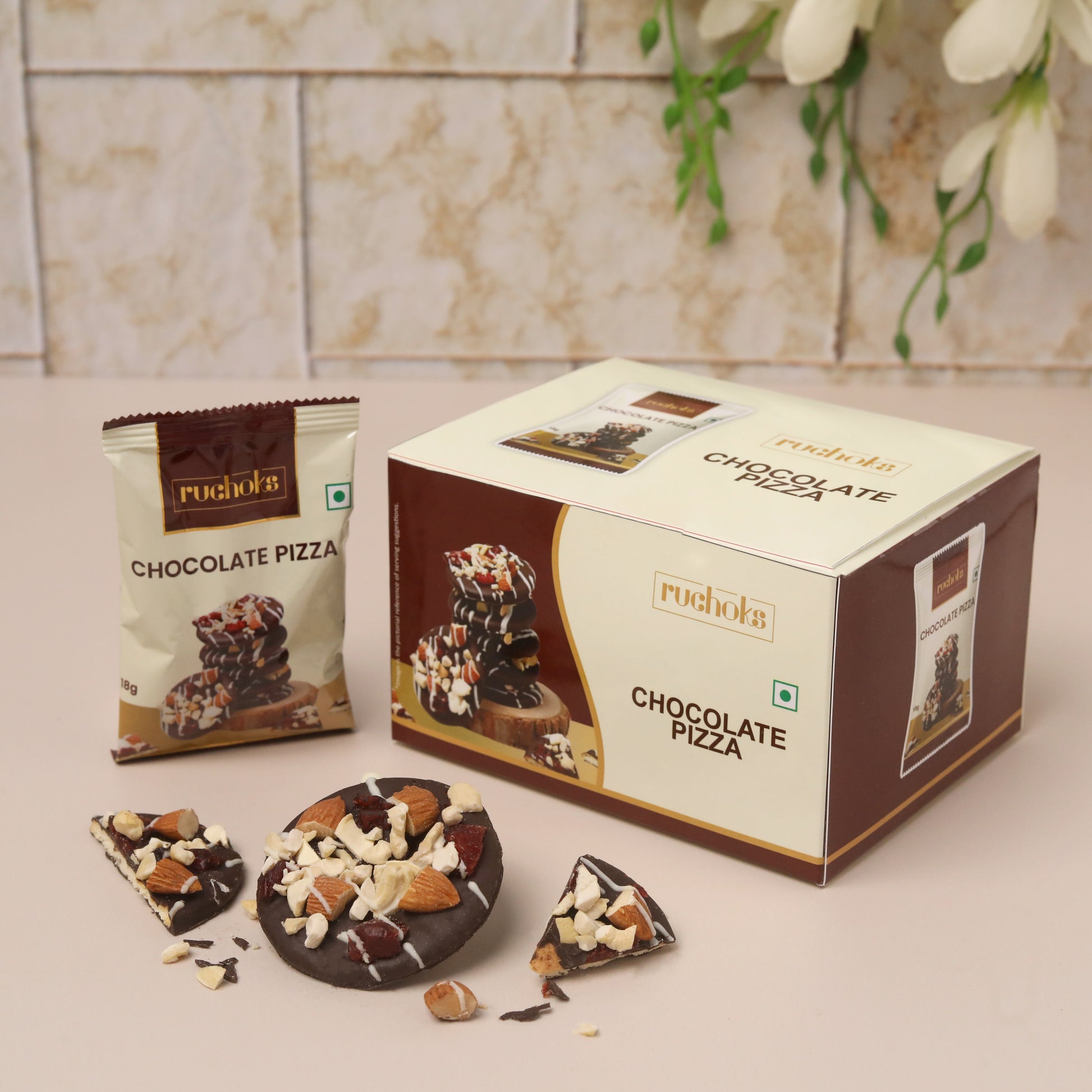 Chocolate Pizza - Set of 10 Box