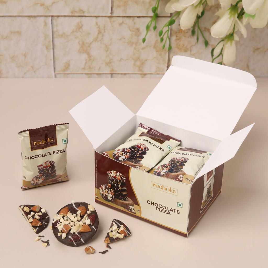 Ruchoks Chocolate Pizza_Premium Chocolate Brittles  (10 Units)