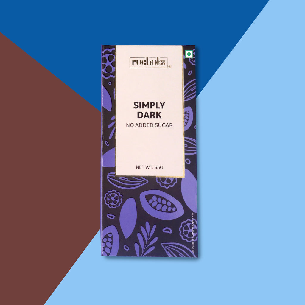 Simply Dark (No Added Sugar) Chocolate Bar