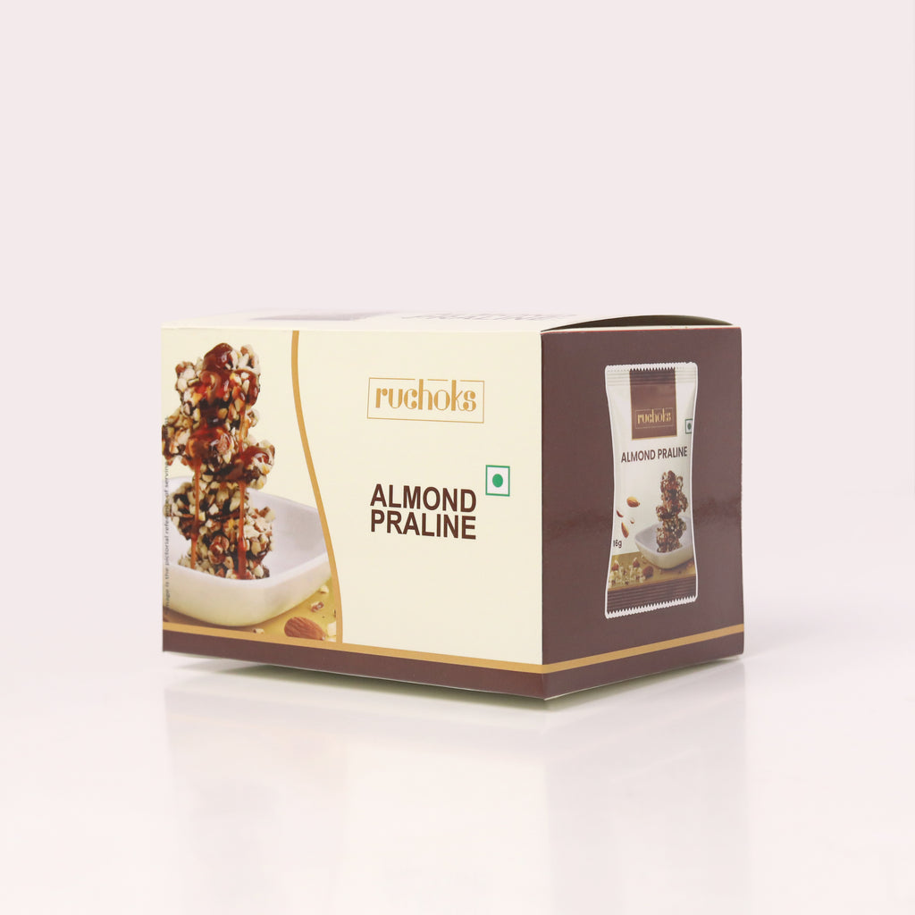 Ruchoks Almond Praline_Premium Chocolate Brittles  (10 Units)