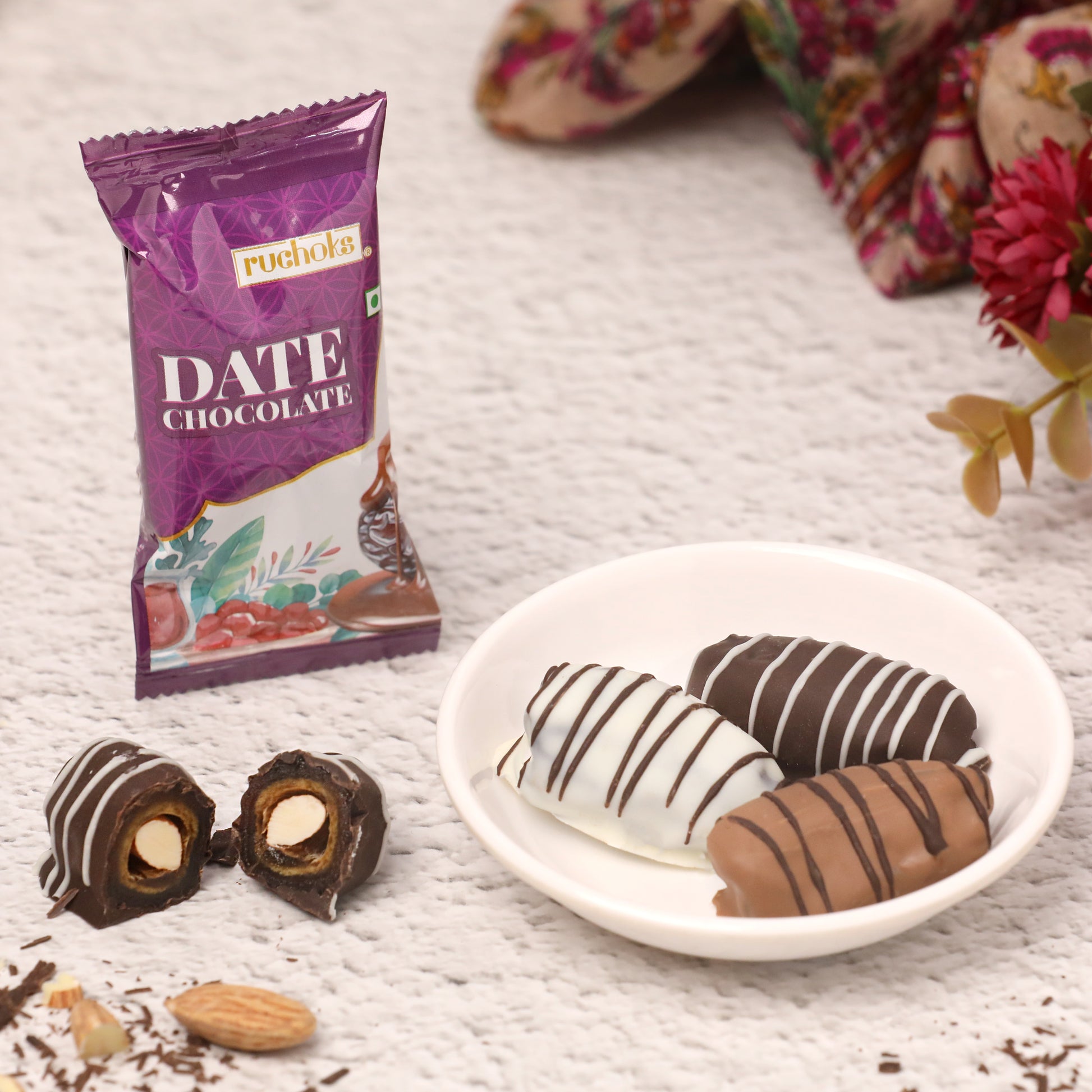 Date Chocolates - Set of 10 Box