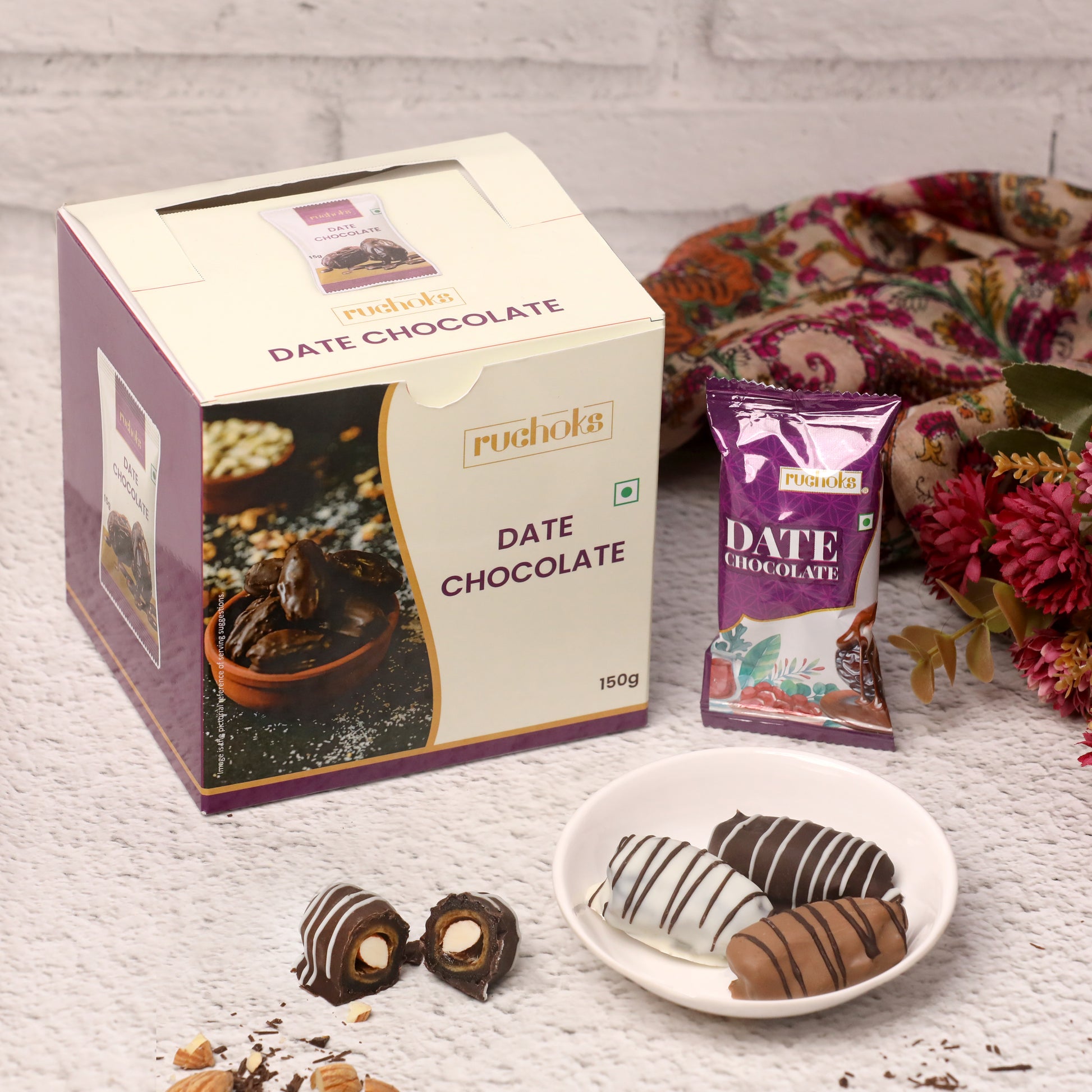 Date Chocolates - Set of 10 Box