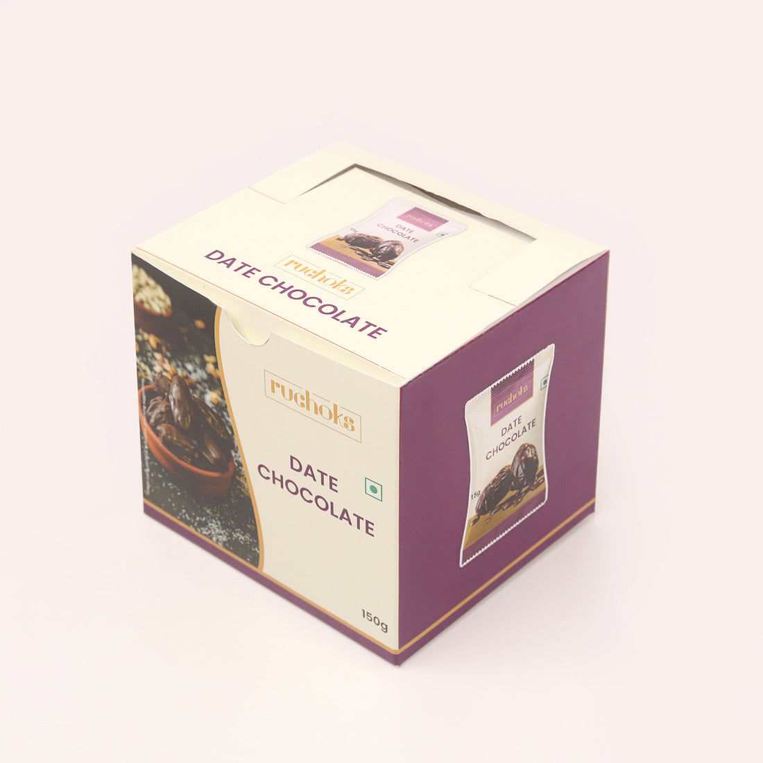 Ruchoks Dates Premium Chocolate Fudges  (150 g)