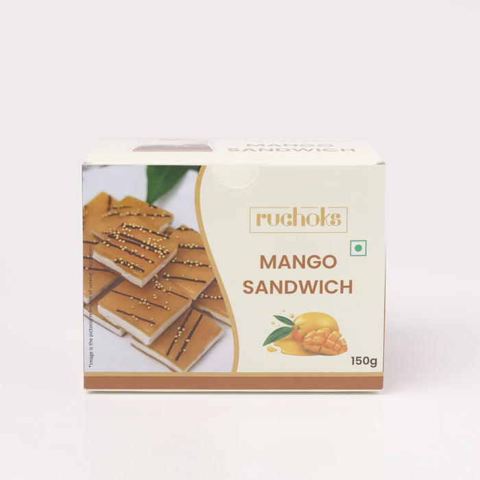 Ruchoks Mango Sandwich Premium Chocolate Brittles  (10 Units)