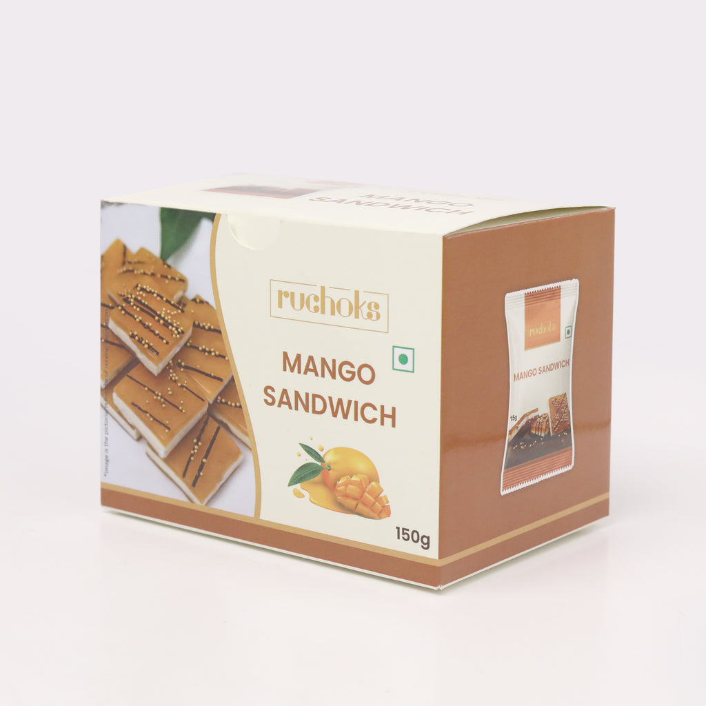 Ruchoks Mango Sandwich_Premium Chocolate Brittles  (10 Units)