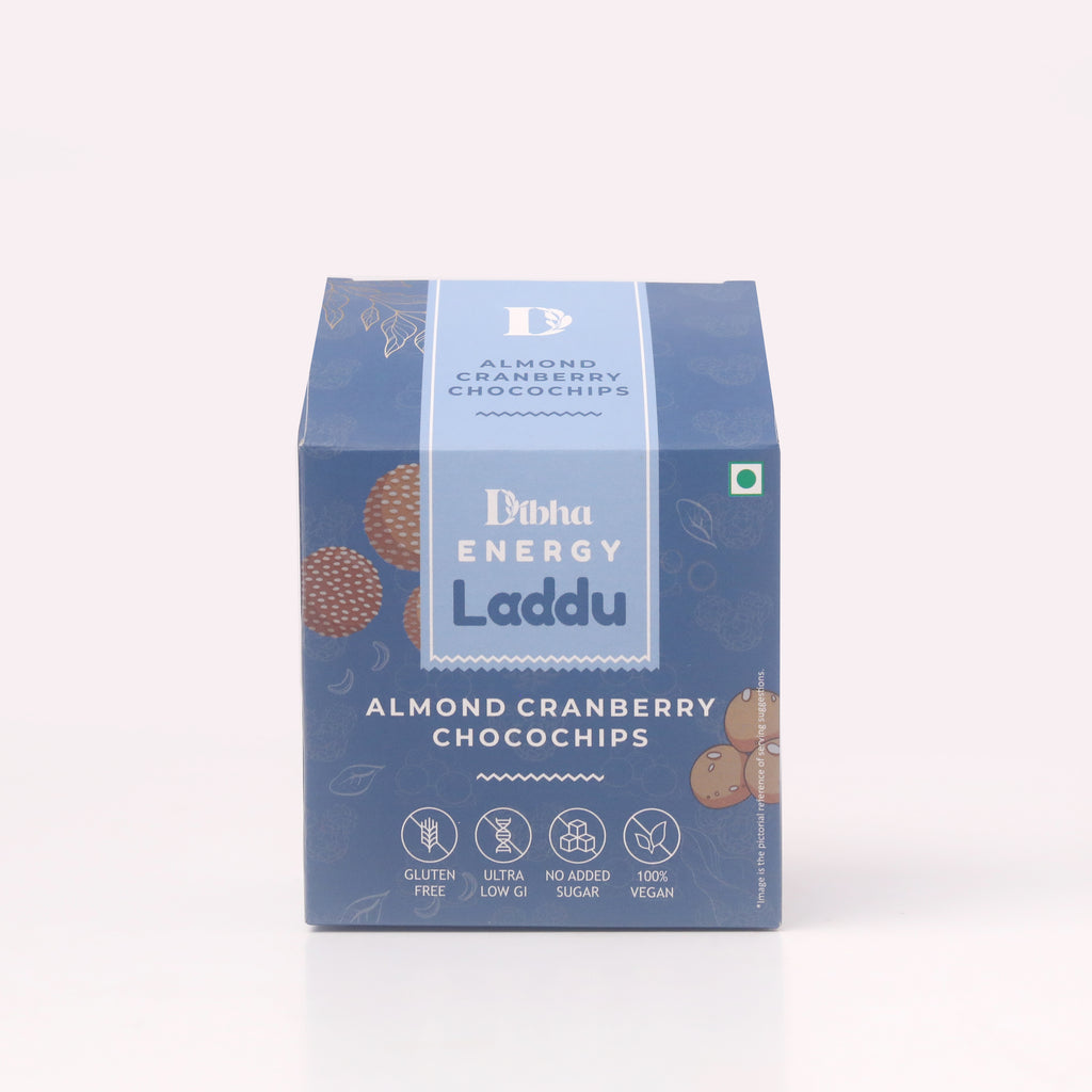 Dibha Cranberry Almond Chocochips Laddoo 10 Pcs (Pack of 1),130 g