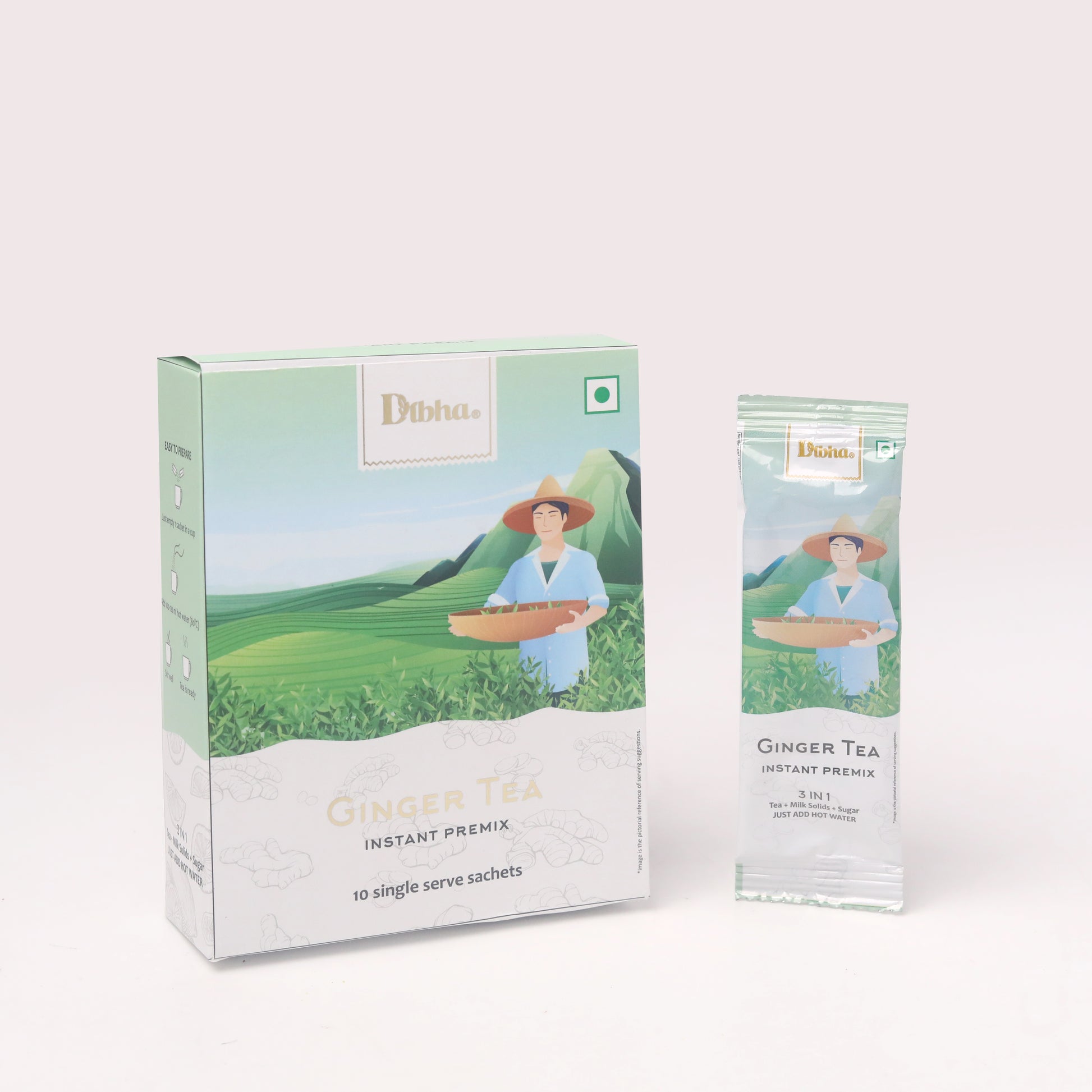 Instant Ginger Tea - Set of 10 Sachets