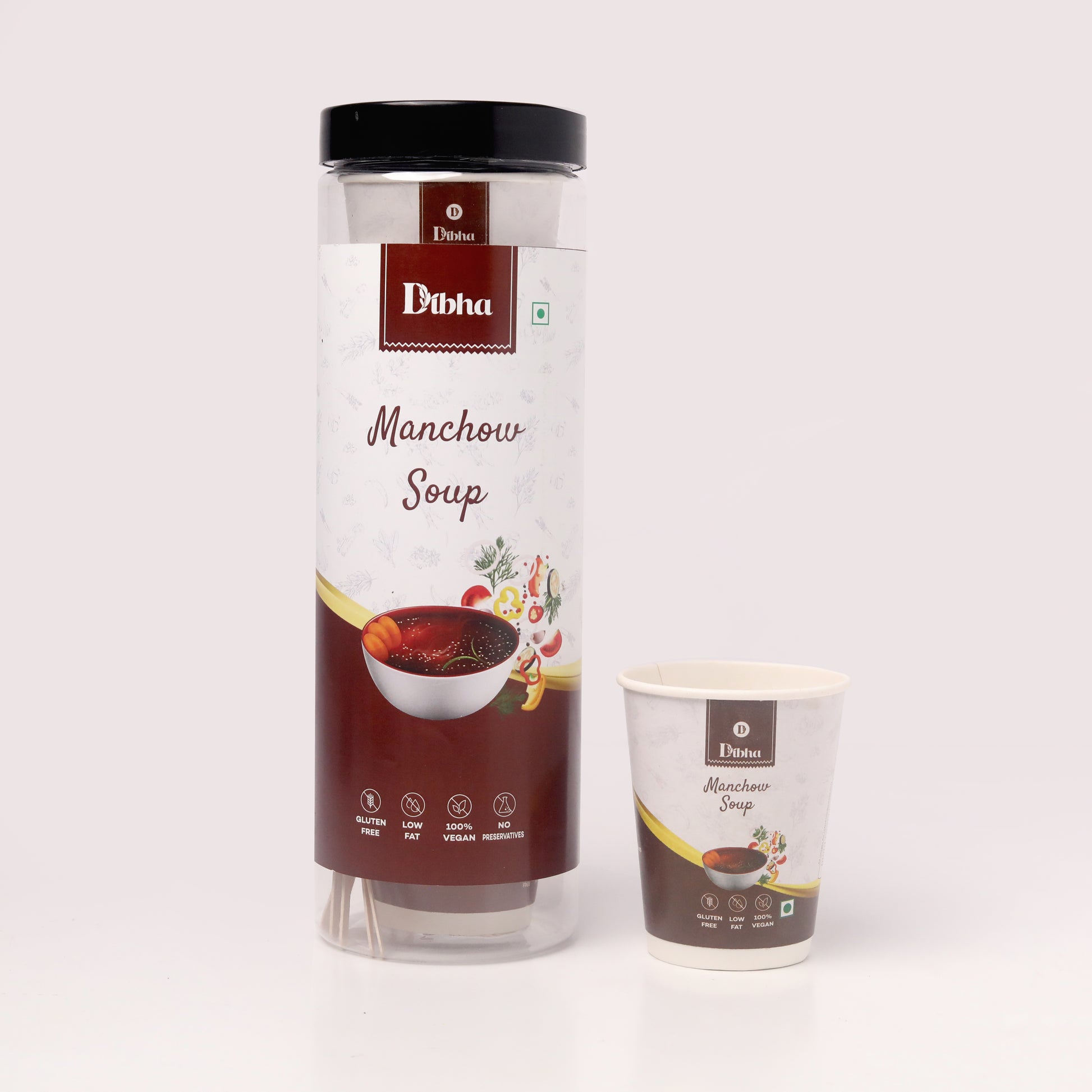 Instant Manchow Soup - Set of 10 Cups