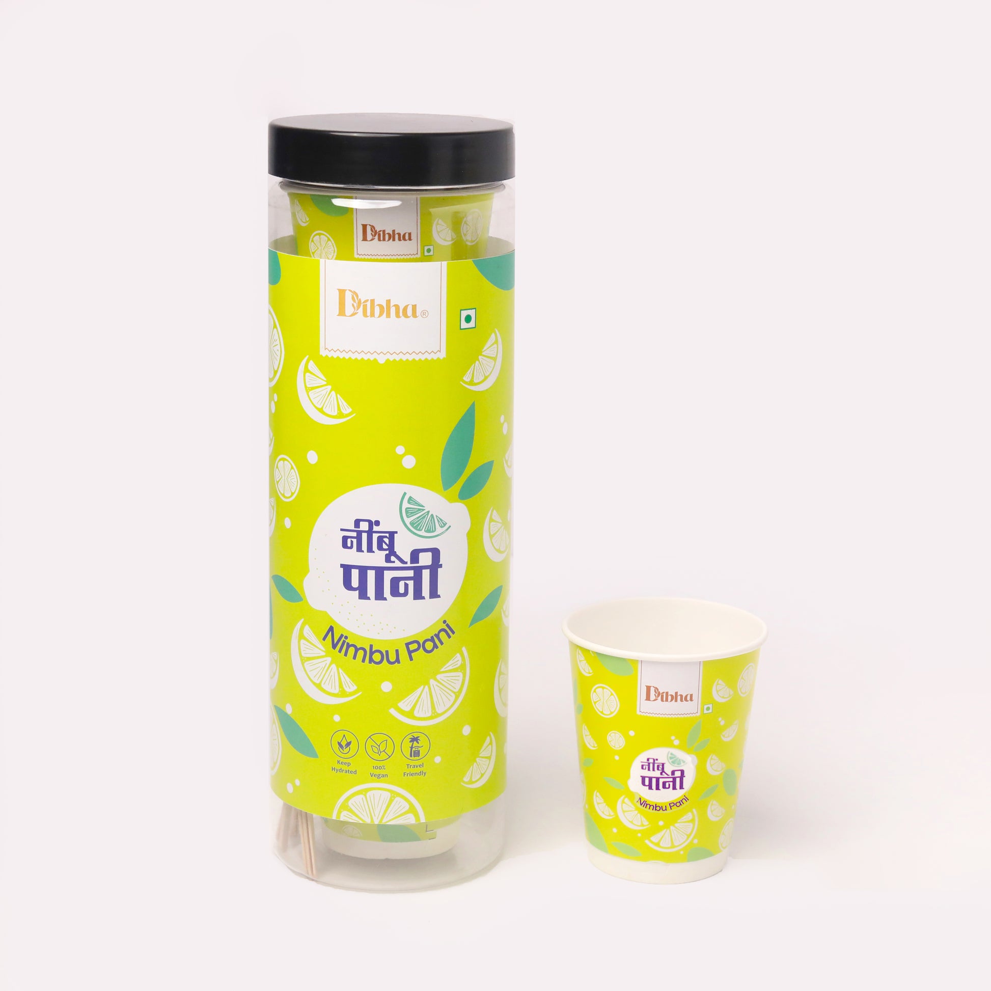 Instant Nimbu Pani Juice - Set of 10 Cups