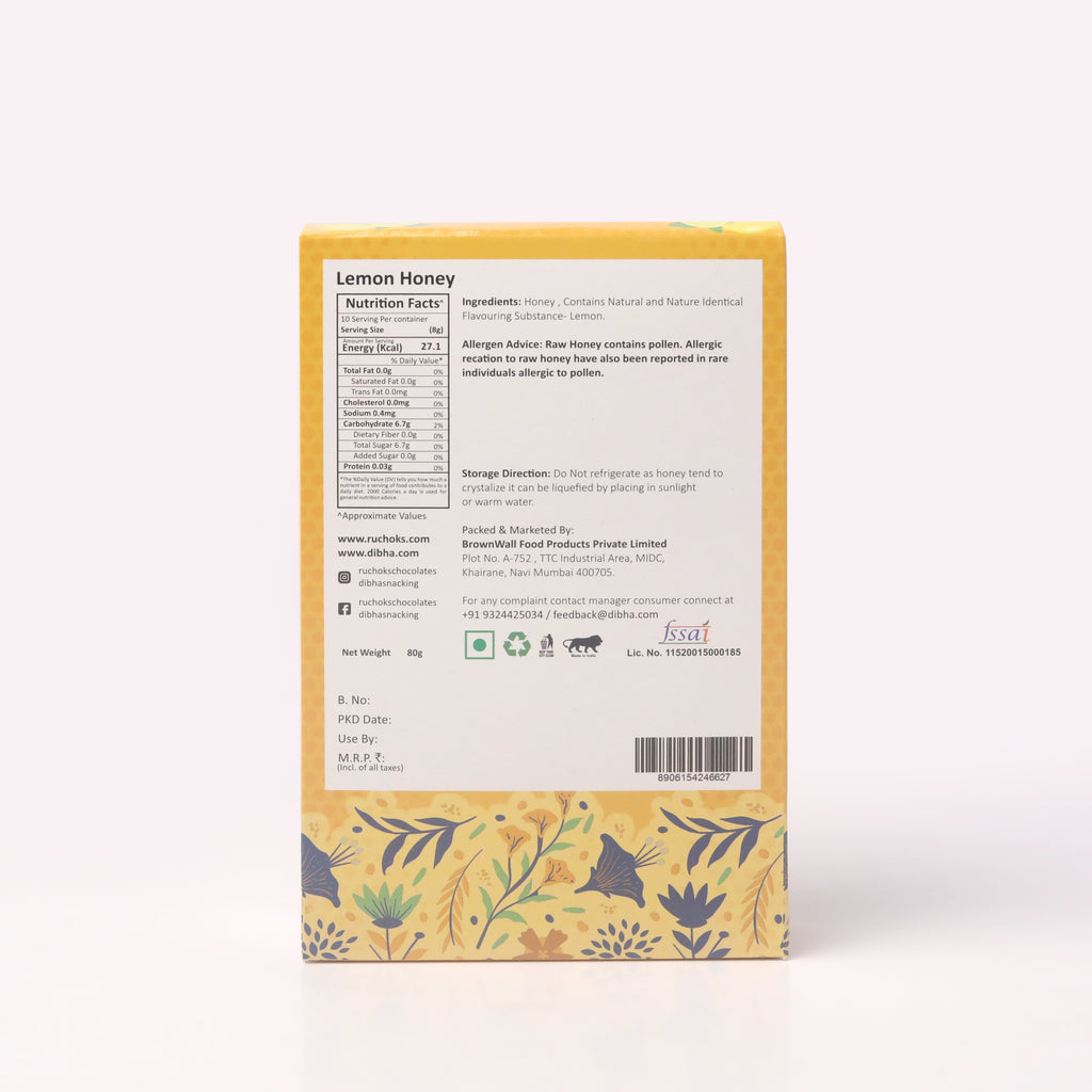 Lemon Honey Spoon - Set of 10