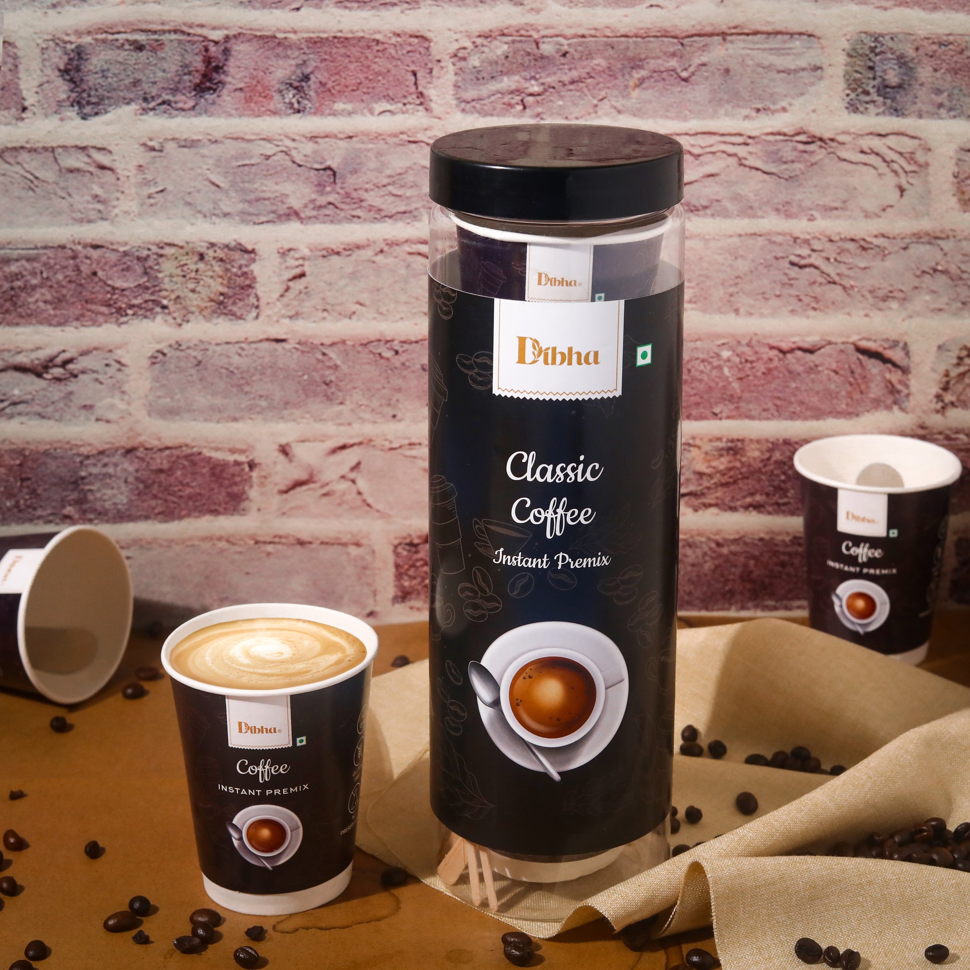 Instant Classic Coffee - Set of 10 Cups