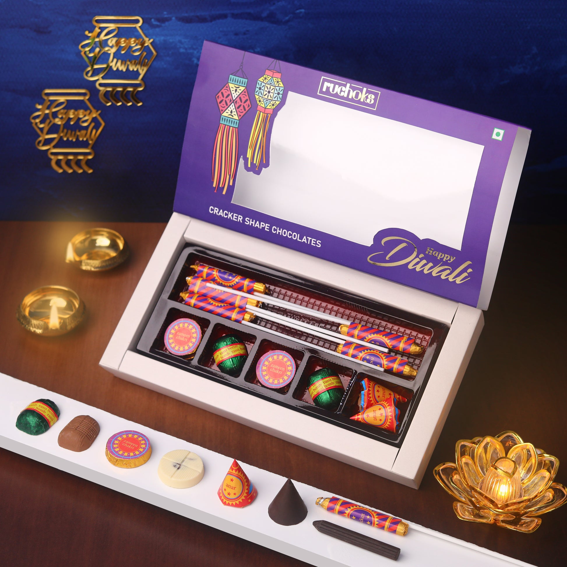 Ruchoks Premium Diwali Cracker Chocolates (P4)
