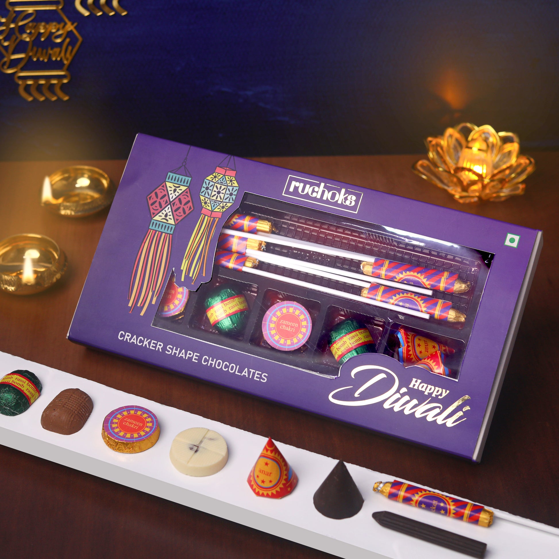 Ruchoks Premium Diwali Cracker Chocolates (P4)