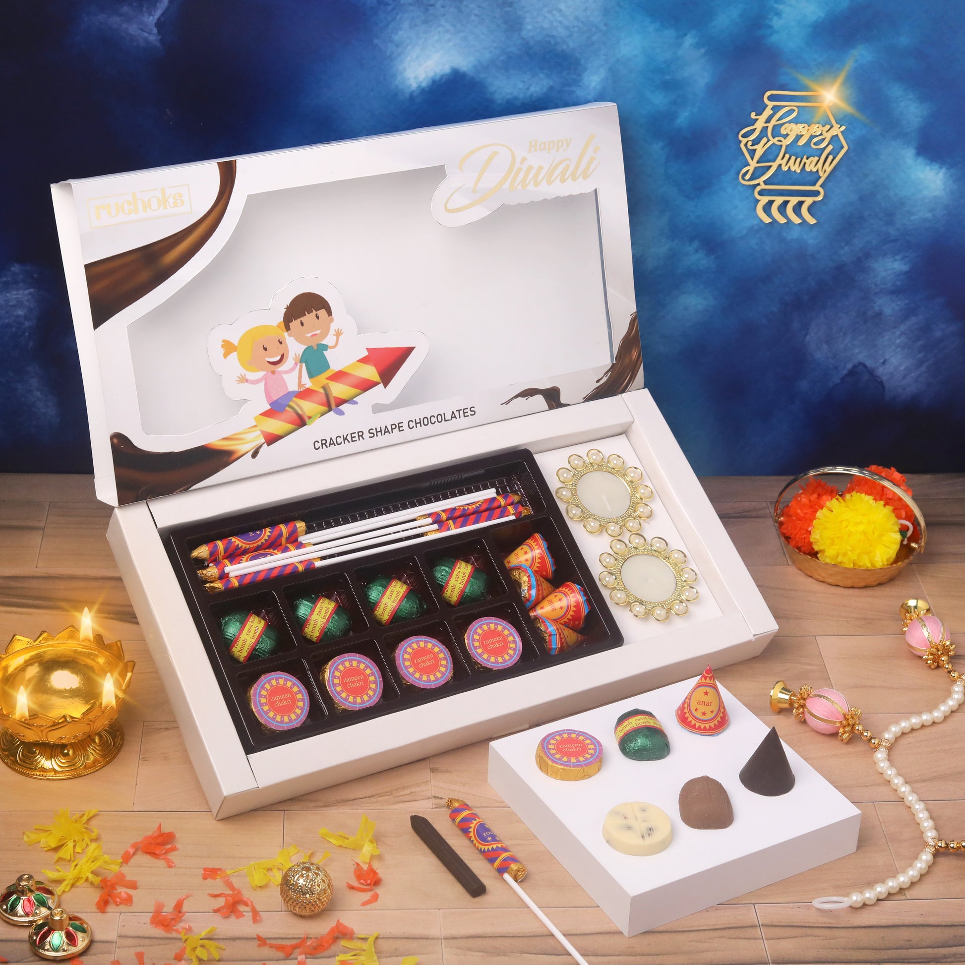 Ruchoks Premium Diwali Cracker Box (P2 + 2)