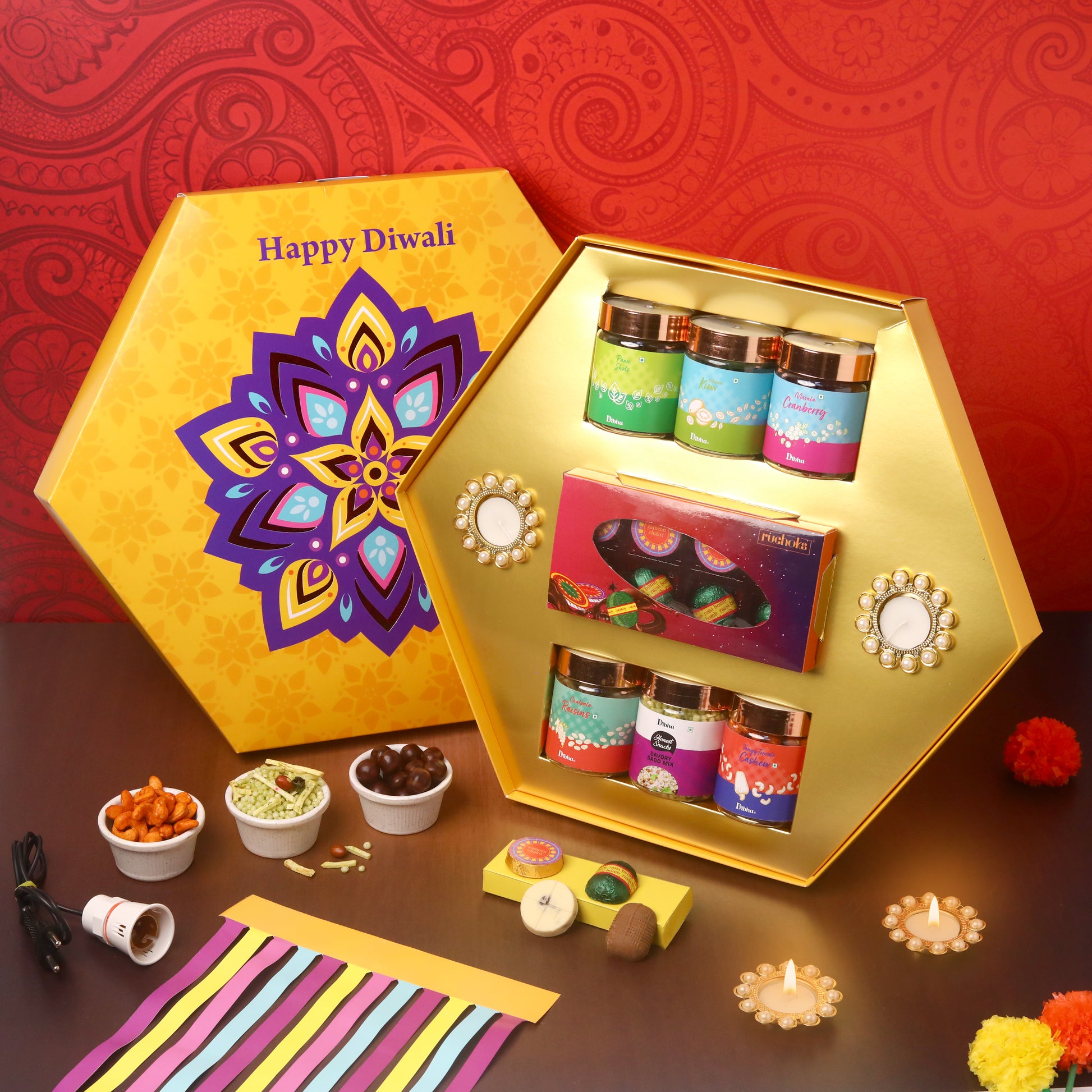 Ruchoks Premium Diwali Lantern Box (K3)