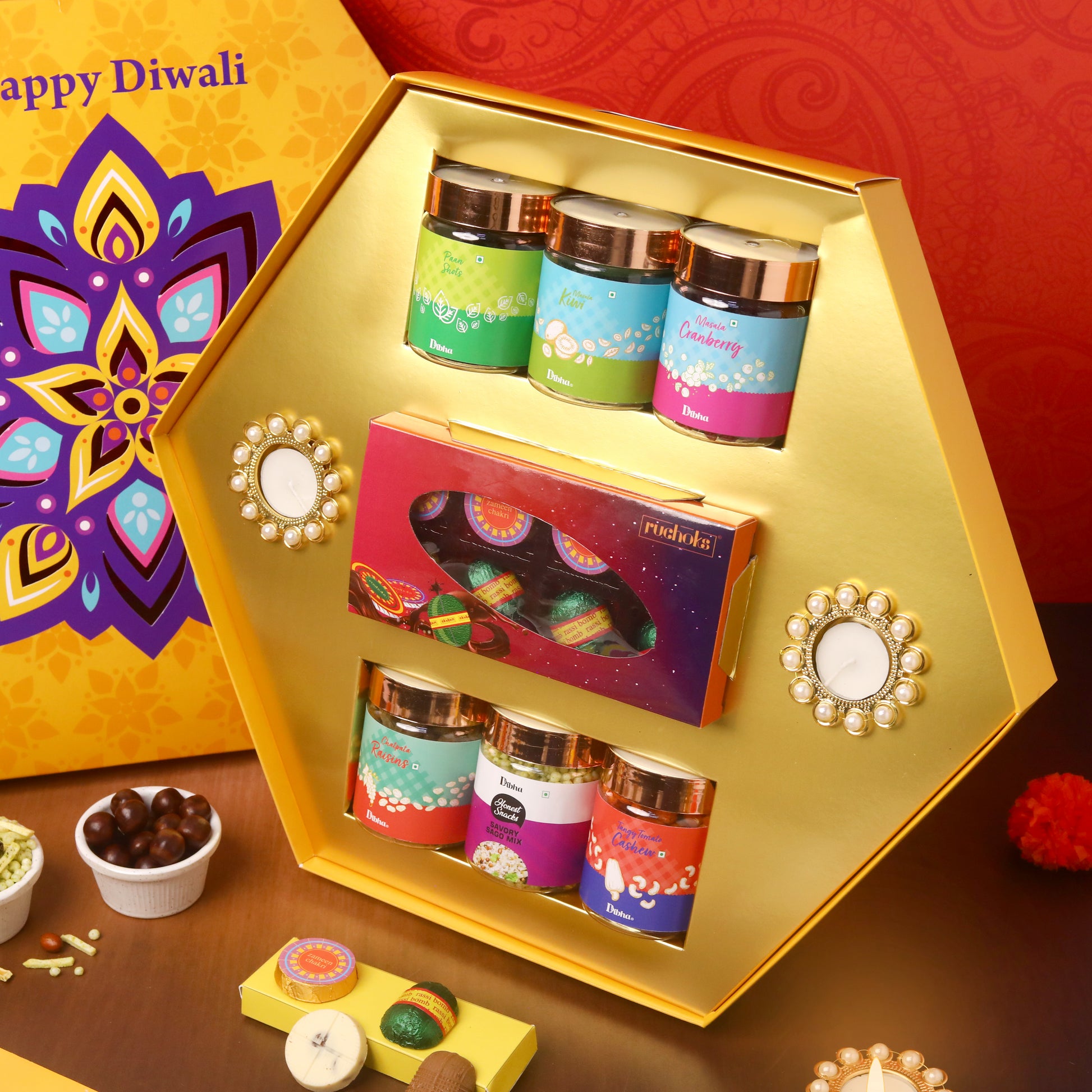 Ruchoks Premium Diwali Lantern Box (K3)