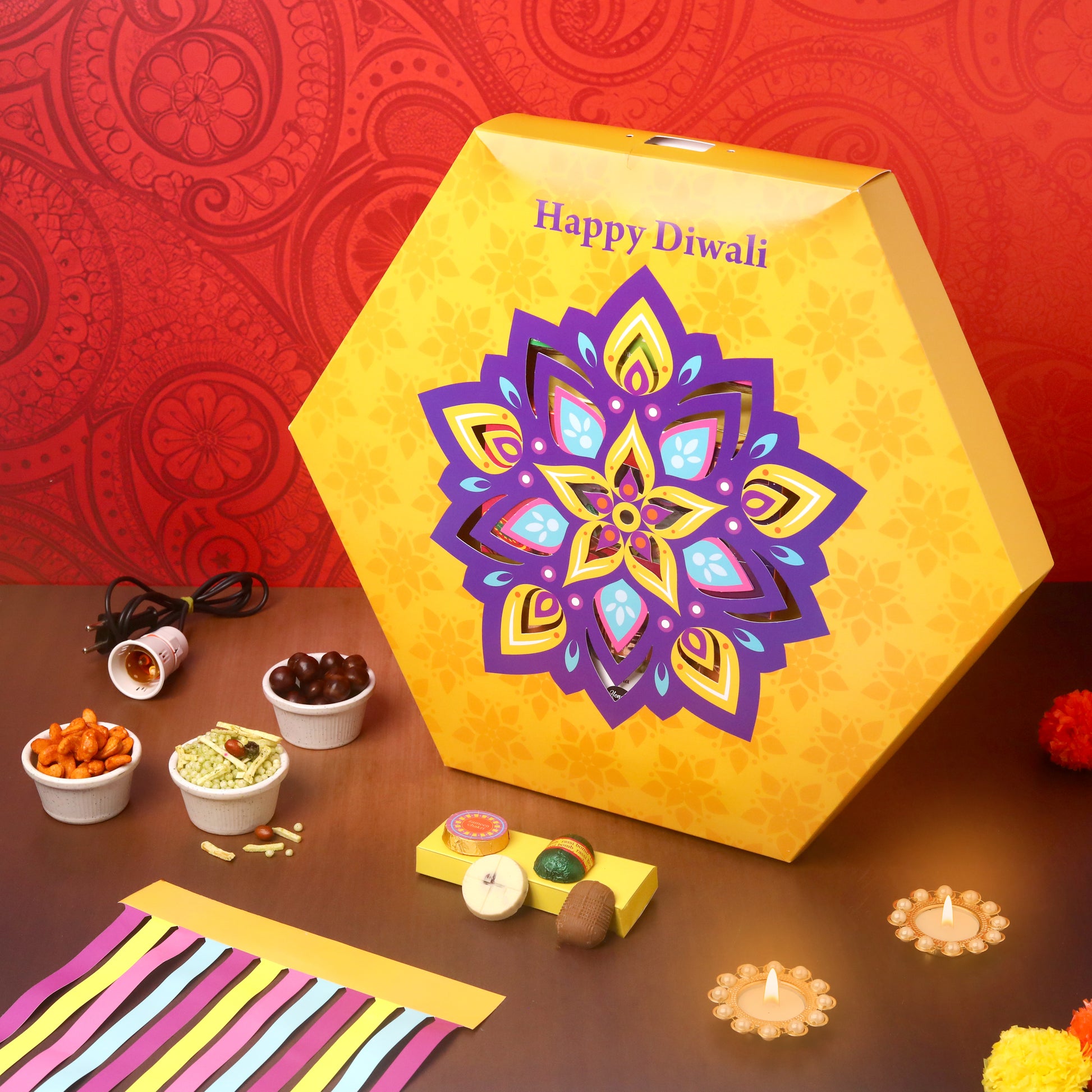 Ruchoks Premium Diwali Lantern Box (K3)