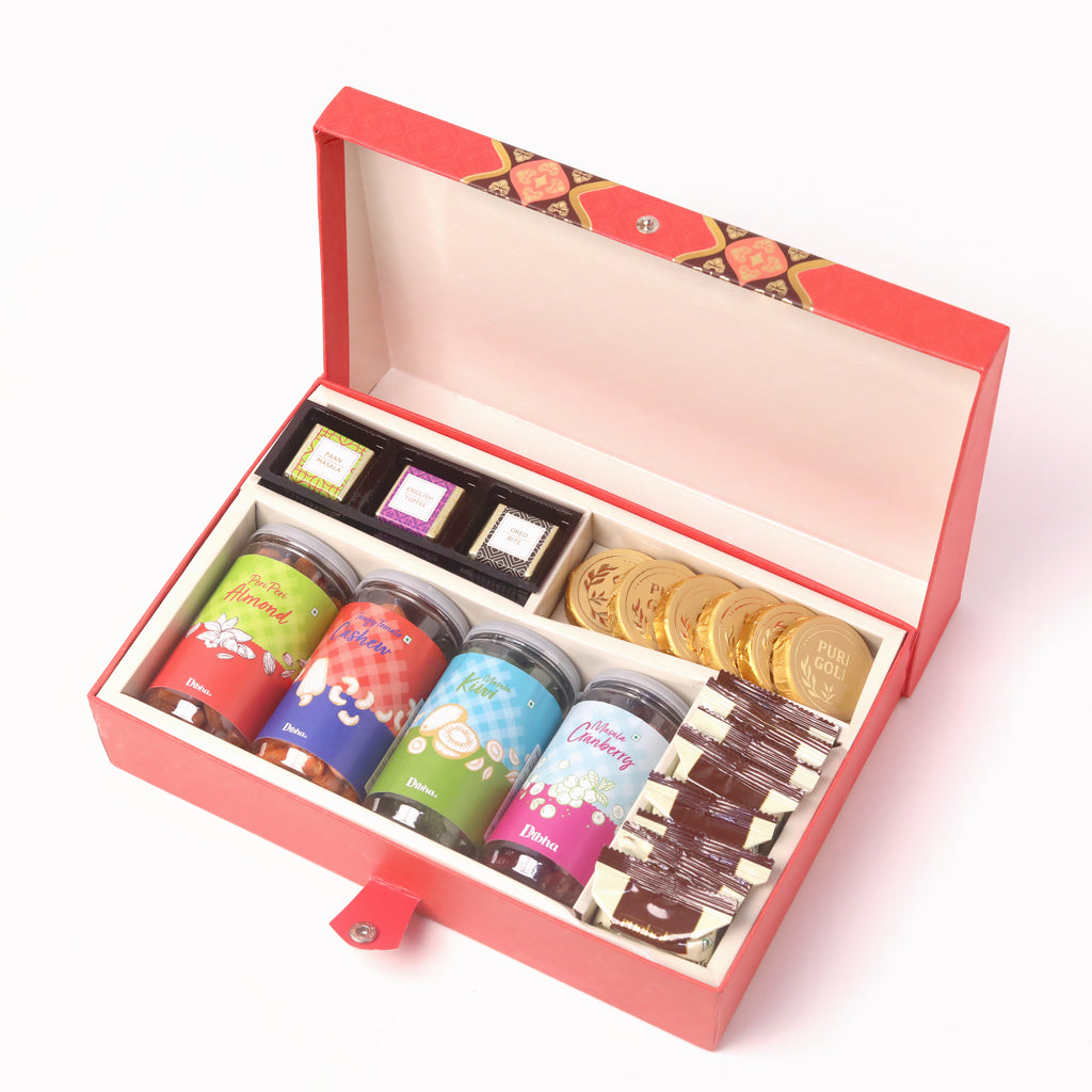 Premium Diwali Chocolate + Dry Fruit Combo Box - Ph5