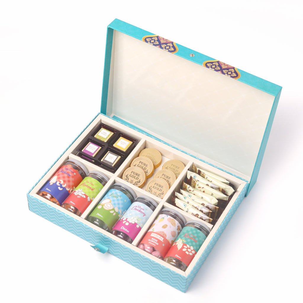 Premium Diwali Chocolate + Dry Fruit Hamper - PH4
