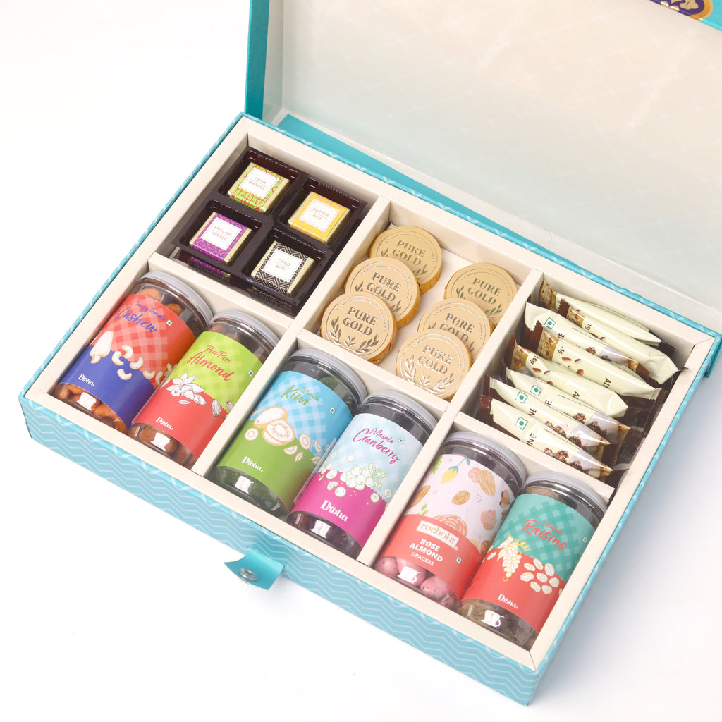 Premium Diwali Chocolate + Dry Fruit Hamper - PH4