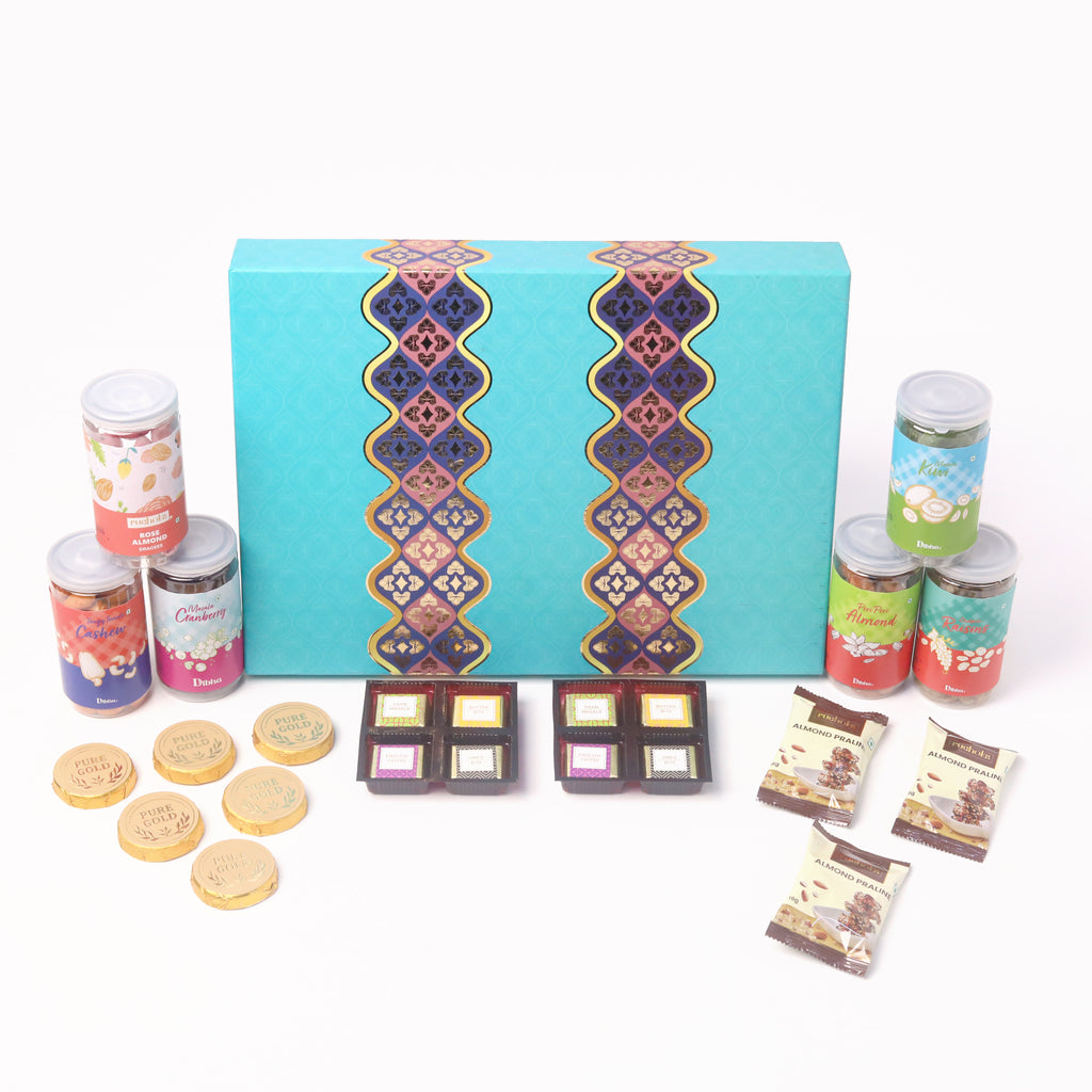 Premium Diwali Chocolate + Dry Fruit Hamper - PH4