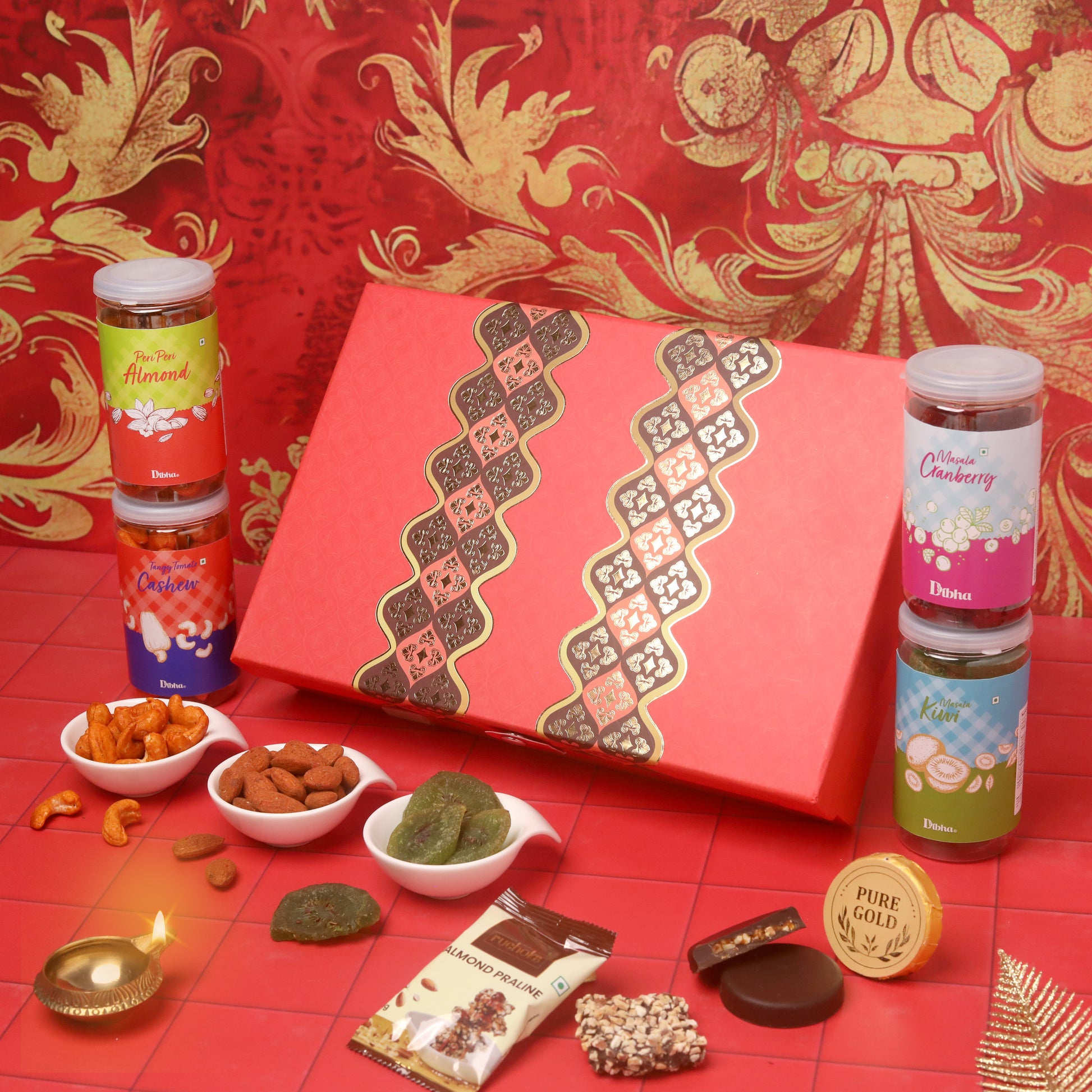 Premium Diwali Chocolate + Dry Fruit Combo Box - Ph5