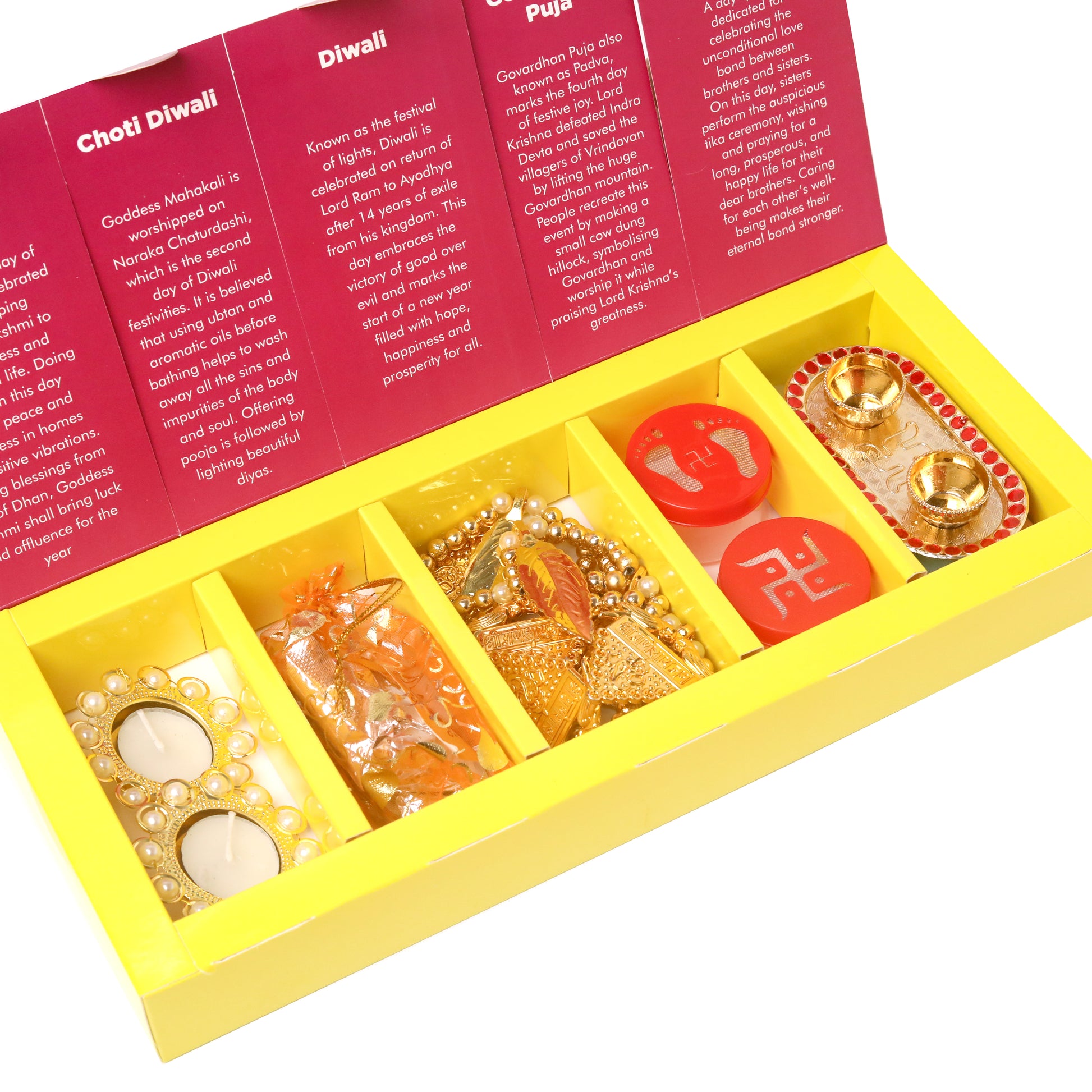 Ruchoks Premium Pooja Kit 5 Days Celebration With Cracker Chocolates
